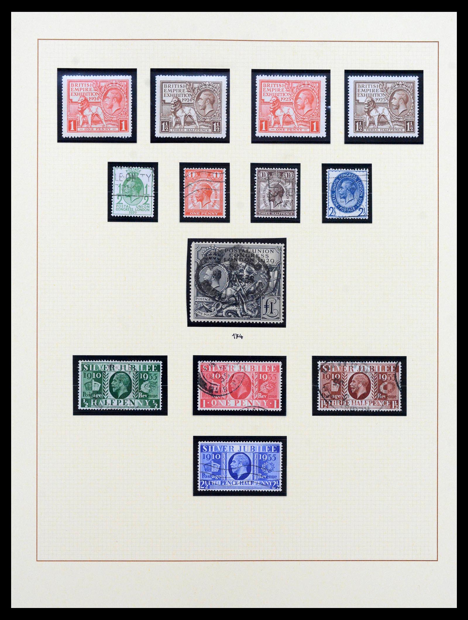 39375 0034 - Stamp collection 39375 Great Britain super collection 1840-1980.