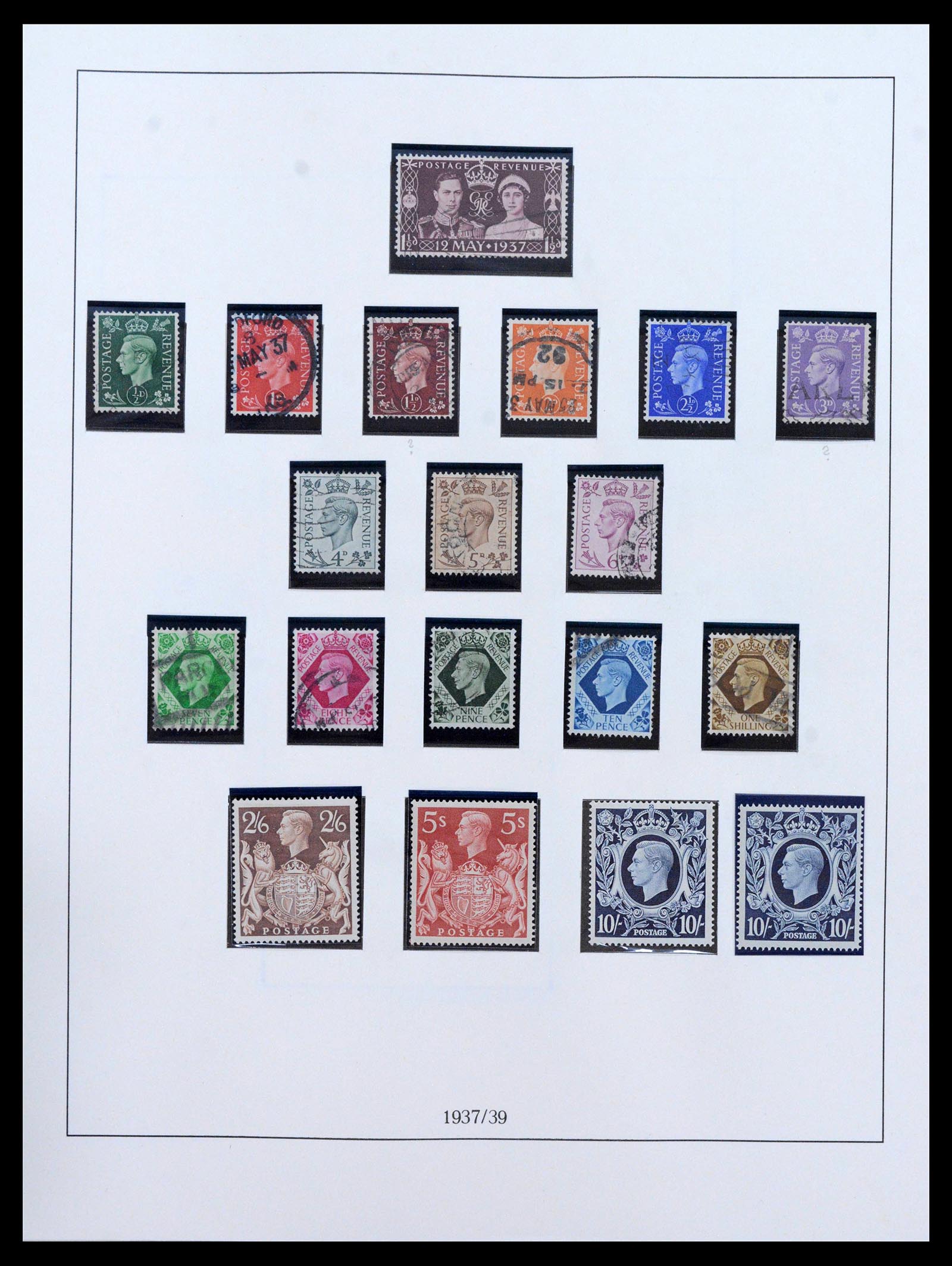 39375 0037 - Postzegelverzameling 39375 Engeland topverzameling 1840-1980.