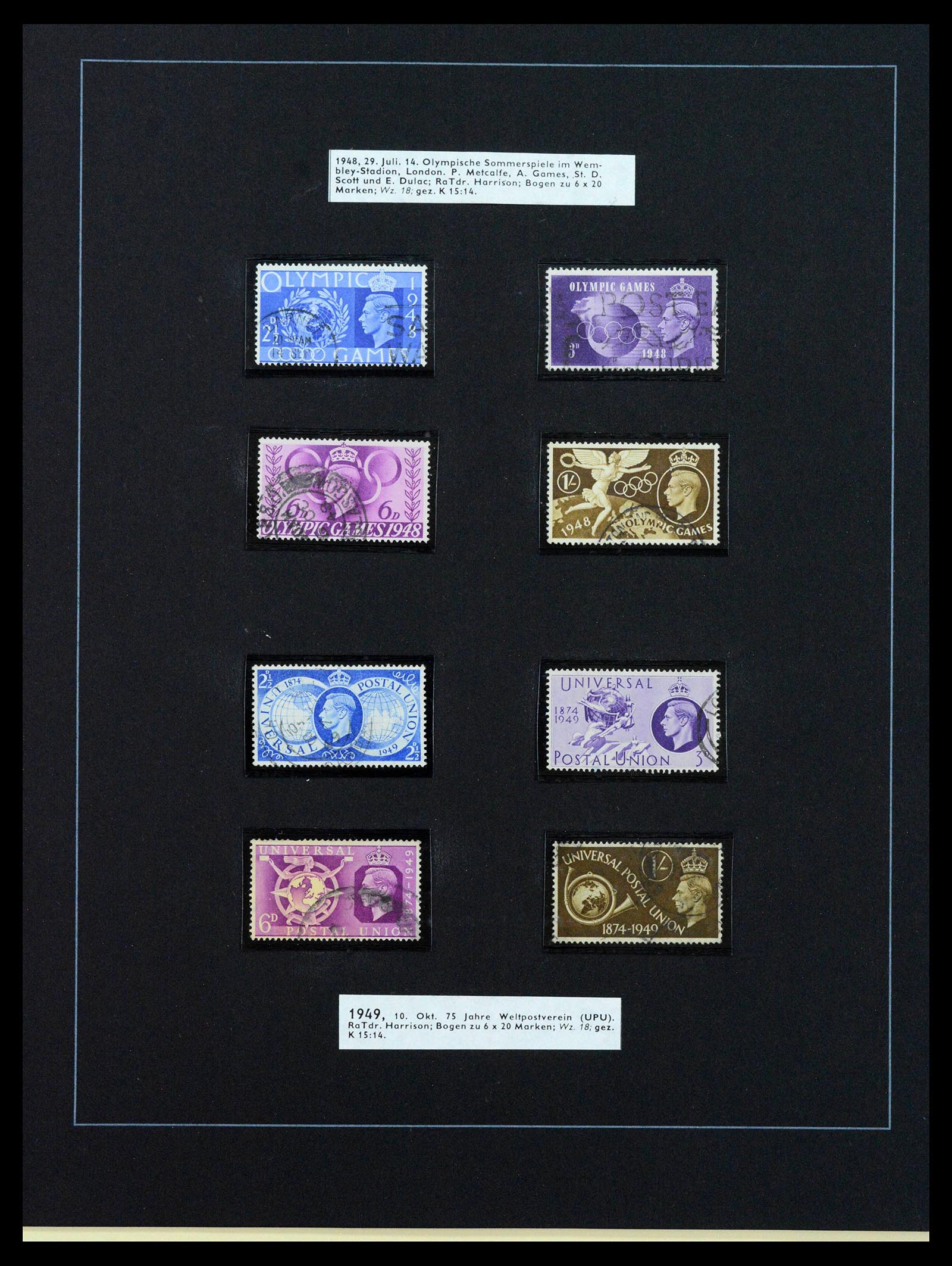 39375 0040 - Postzegelverzameling 39375 Engeland topverzameling 1840-1980.