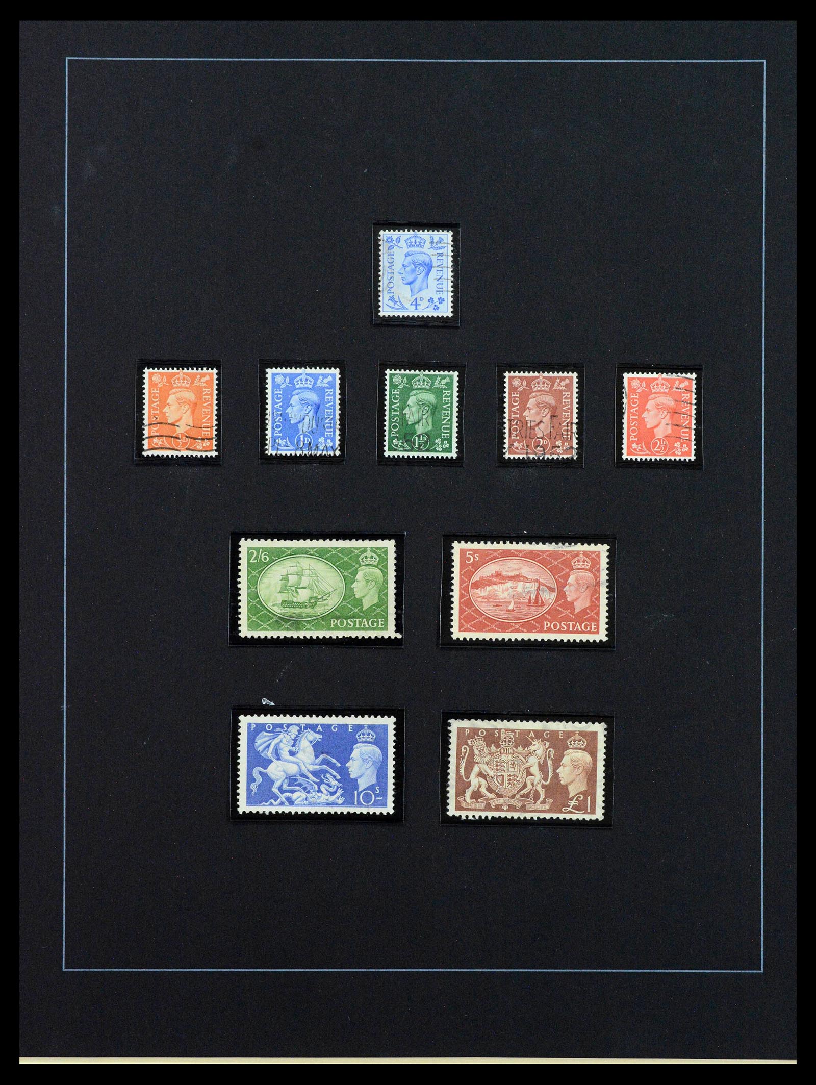 39375 0042 - Postzegelverzameling 39375 Engeland topverzameling 1840-1980.