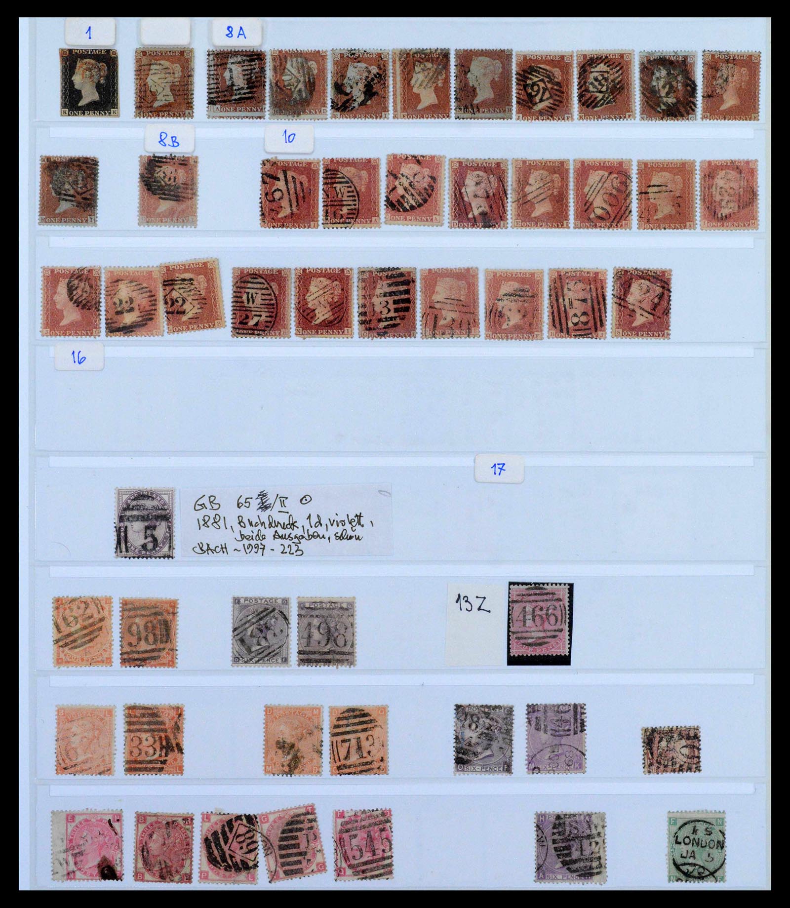 39375 0050 - Stamp collection 39375 Great Britain super collection 1840-1980.