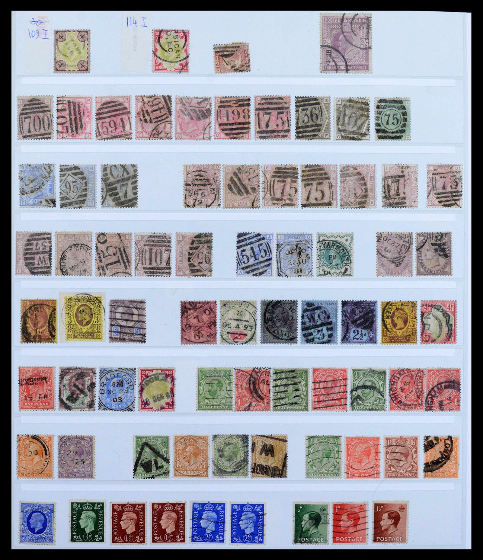 39375 0051 - Postzegelverzameling 39375 Engeland topverzameling 1840-1980.