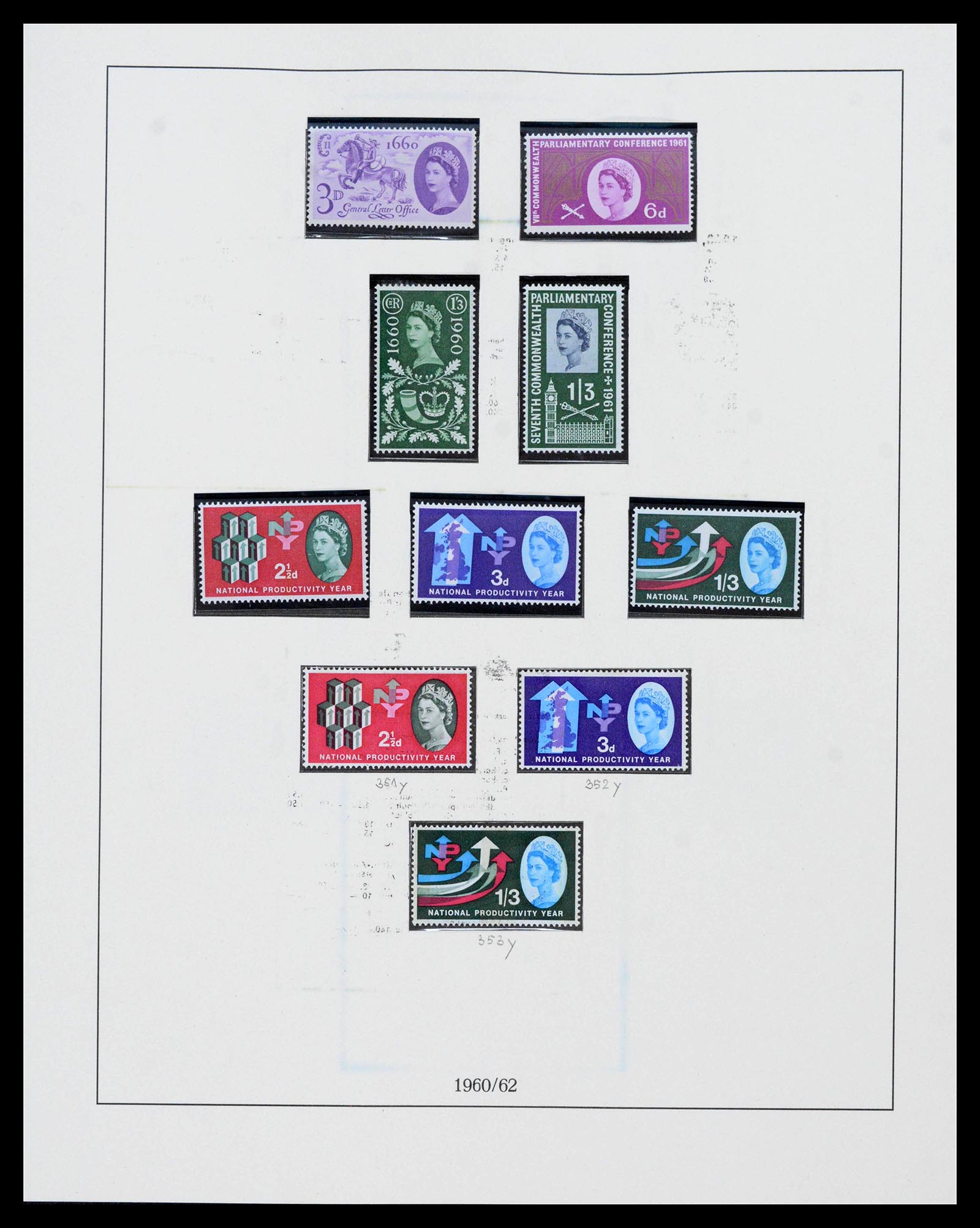 39375 0054 - Postzegelverzameling 39375 Engeland topverzameling 1840-1980.