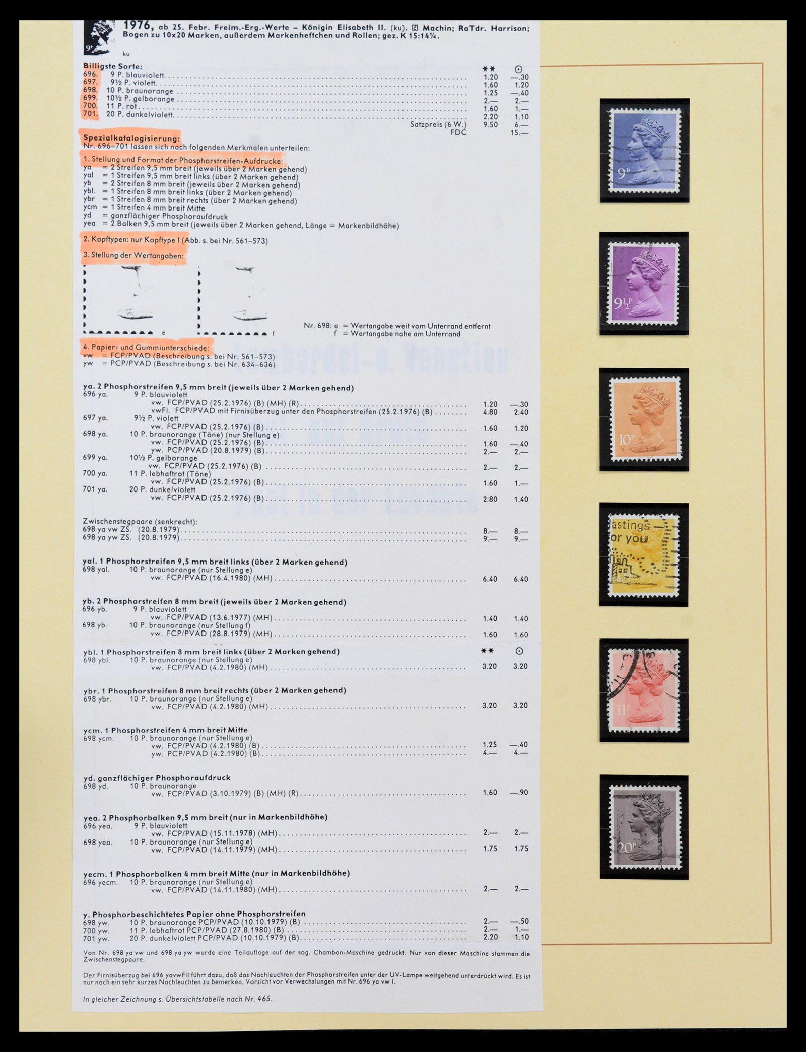 39375 0105 - Postzegelverzameling 39375 Engeland topverzameling 1840-1980.