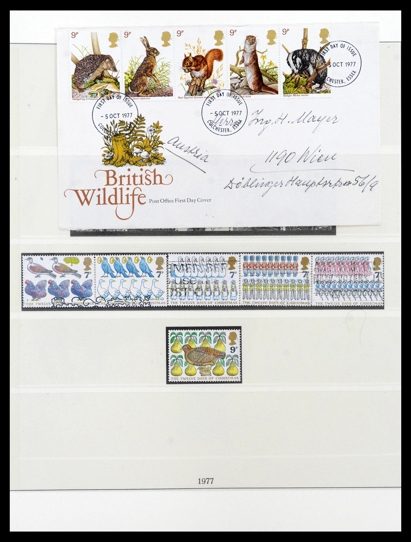 39375 0111 - Postzegelverzameling 39375 Engeland topverzameling 1840-1980.