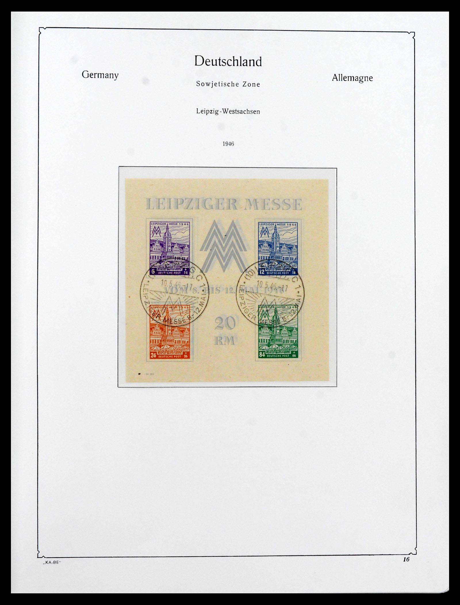 39377 0021 - Postzegelverzameling 39377 Sovjet Zone 1945-1948.