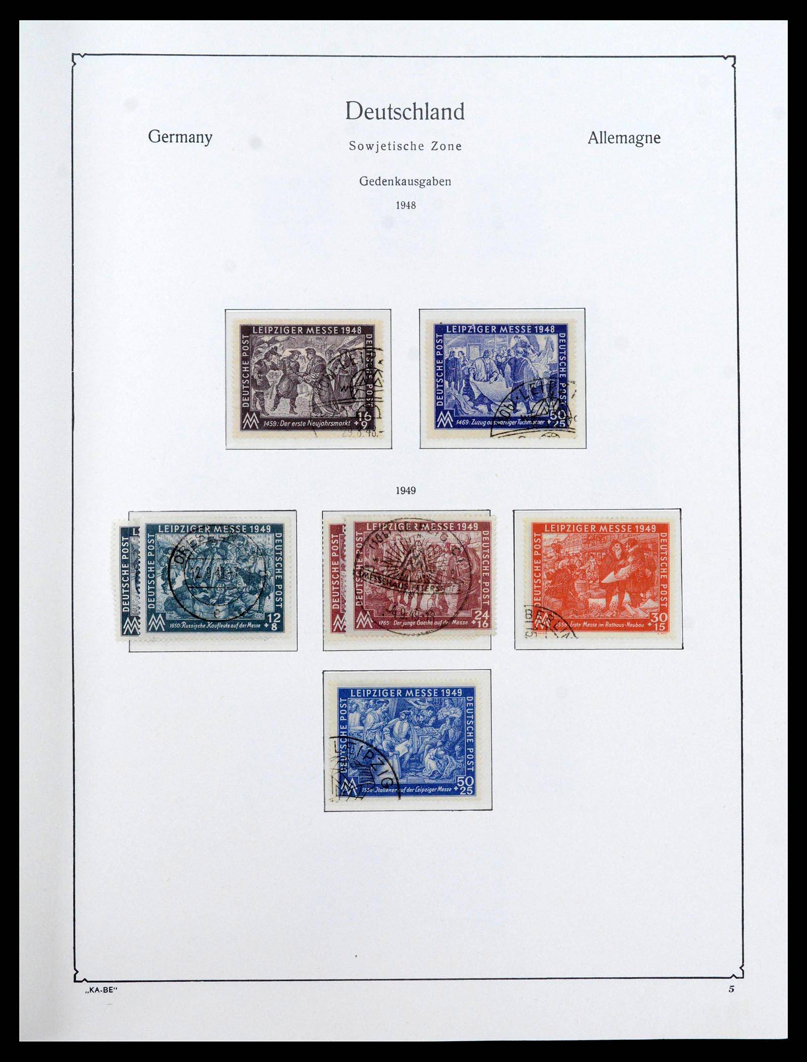 39377 0028 - Postzegelverzameling 39377 Sovjet Zone 1945-1948.