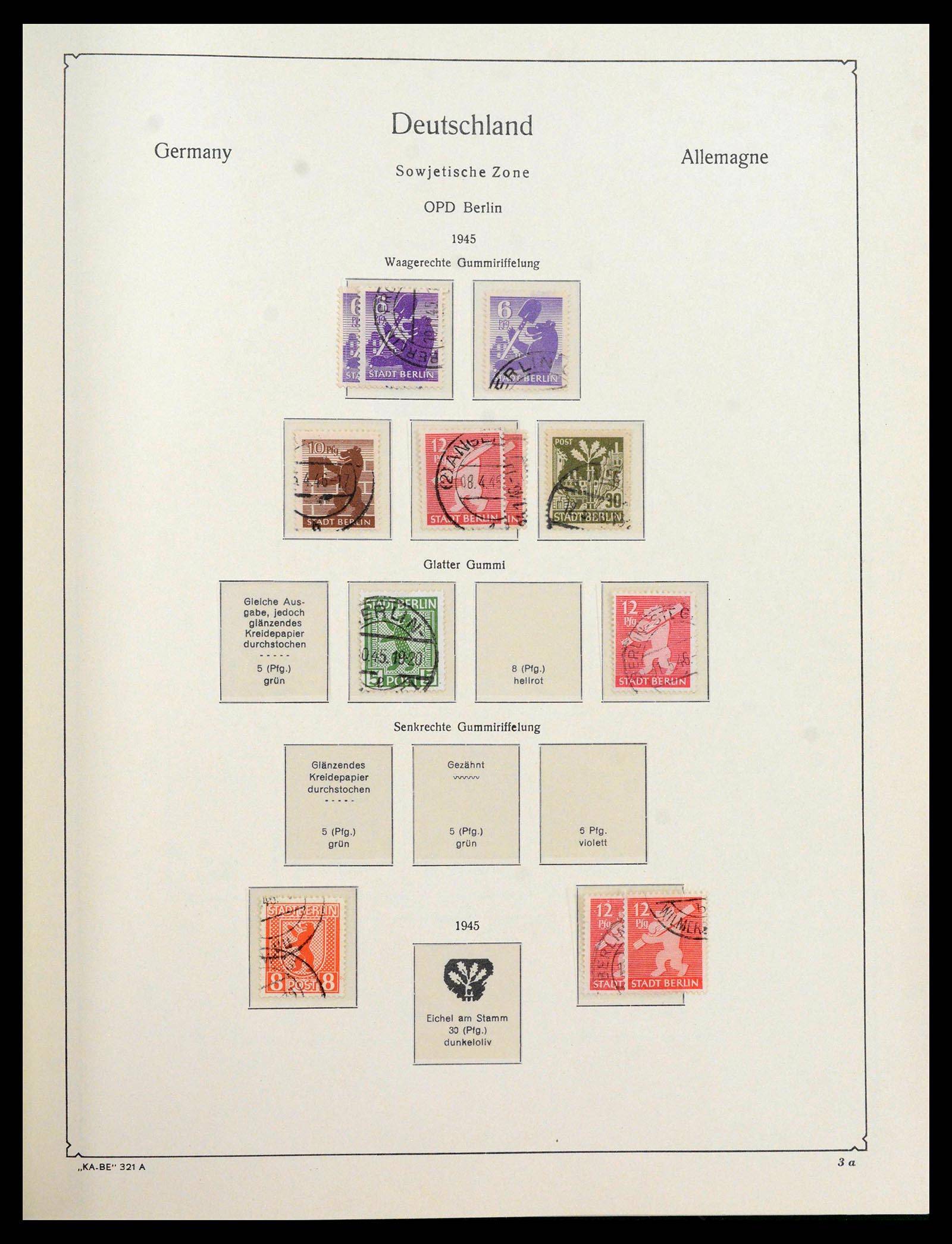 39377 0031 - Postzegelverzameling 39377 Sovjet Zone 1945-1948.