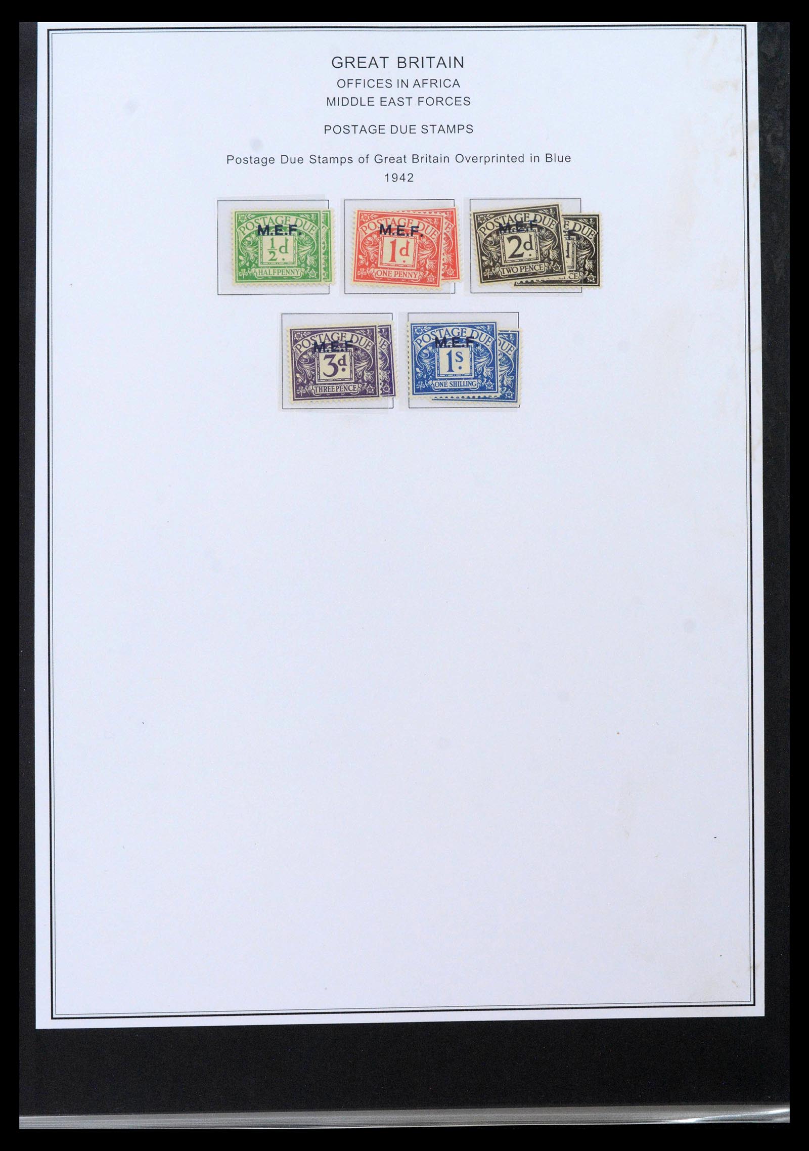 39378 0002 - Stamp collection 39378 British offices abroad 1885-1957.