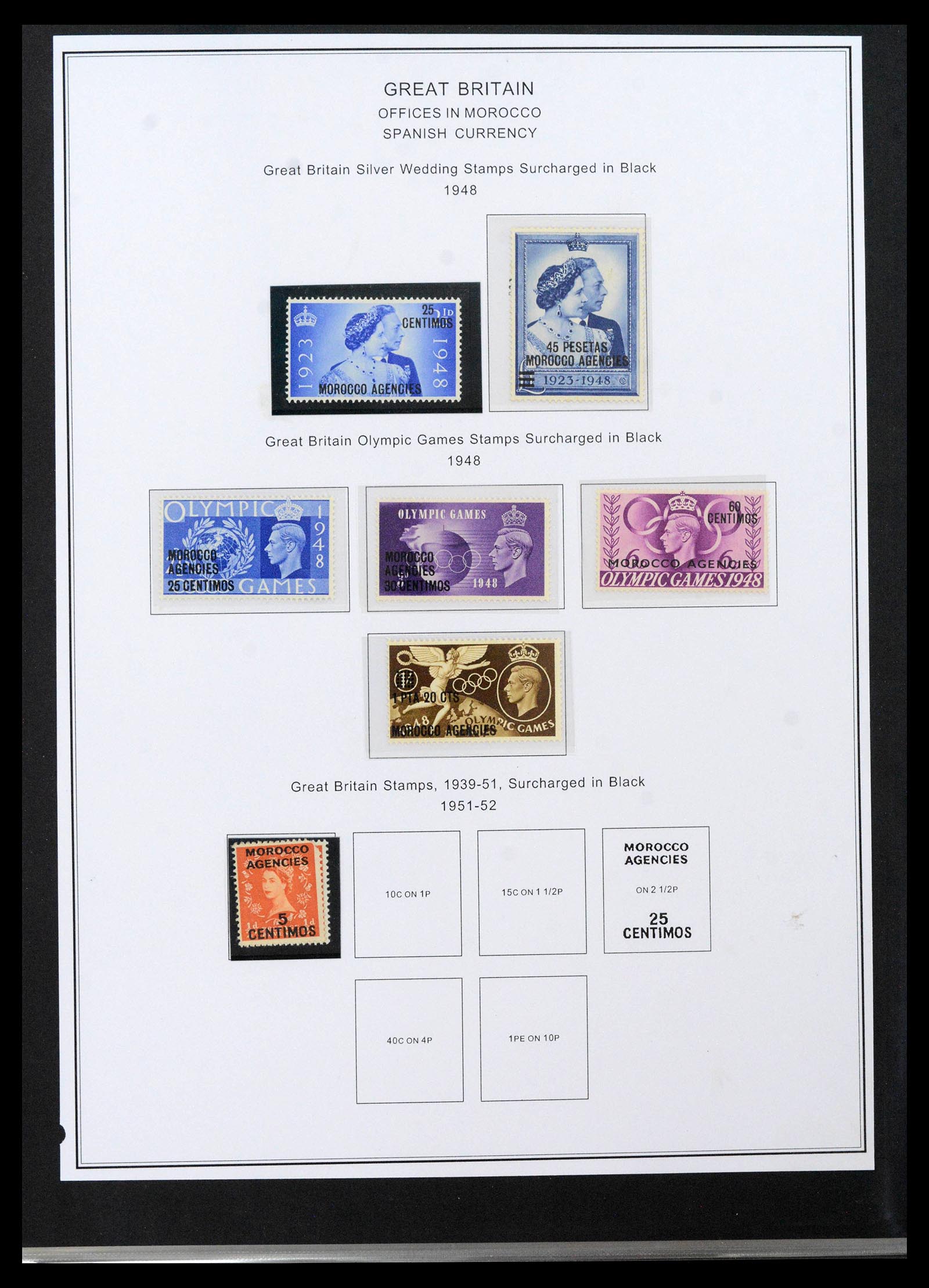 39378 0020 - Stamp collection 39378 British offices abroad 1885-1957.