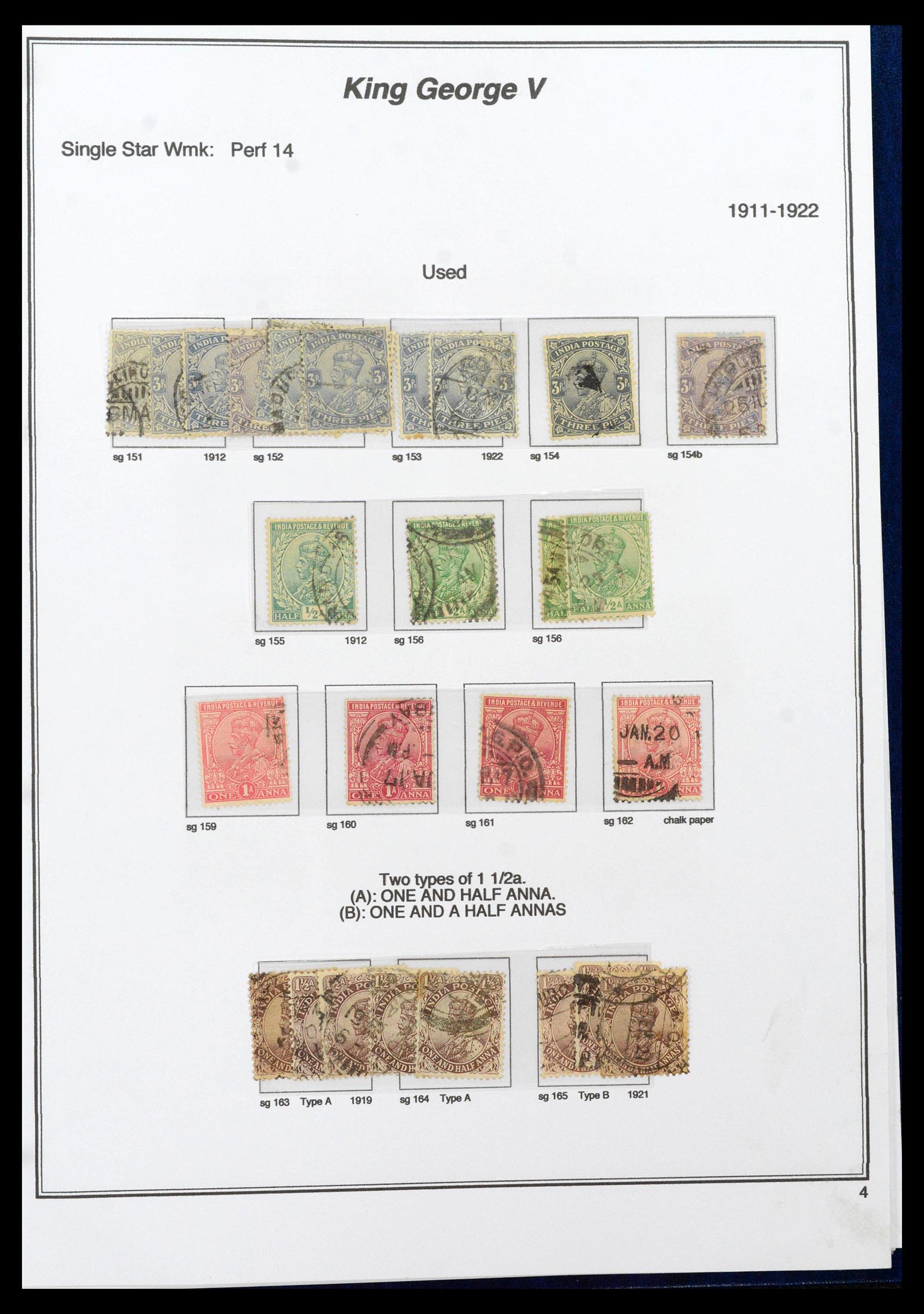 39379 0018 - Stamp collection 39379 India and States 1854-1968.