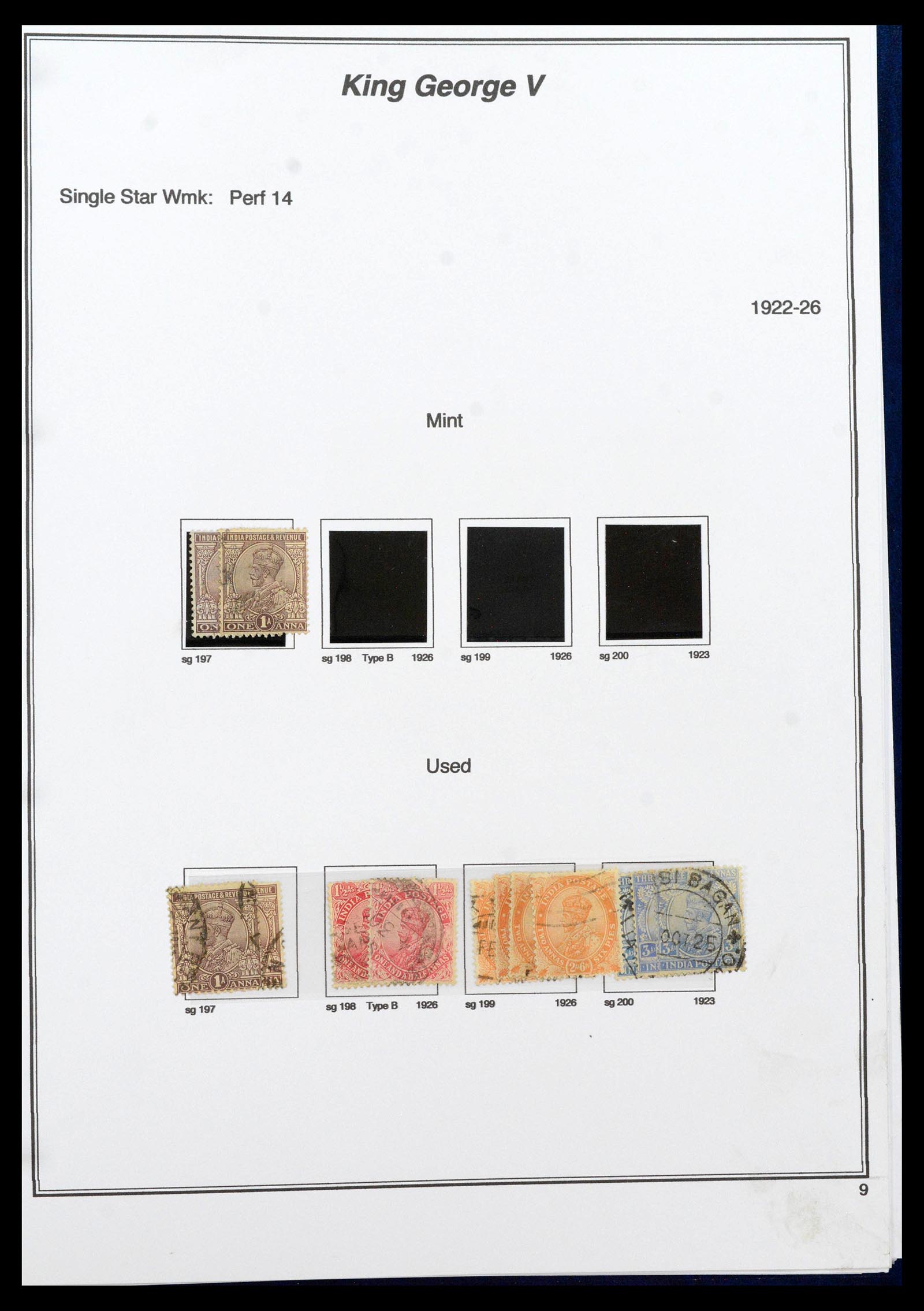 39379 0023 - Stamp collection 39379 India and States 1854-1968.