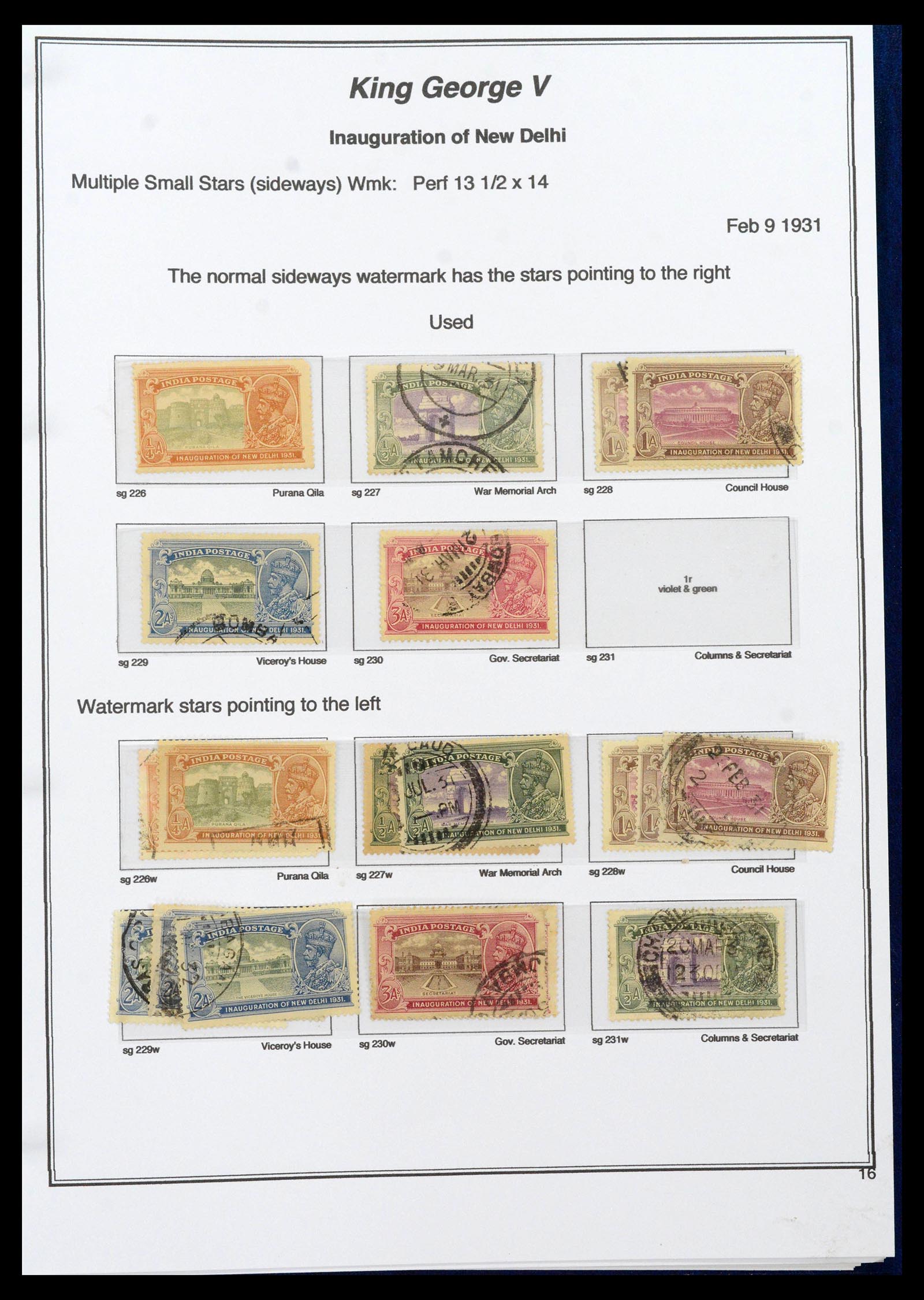 39379 0028 - Stamp collection 39379 India and States 1854-1968.