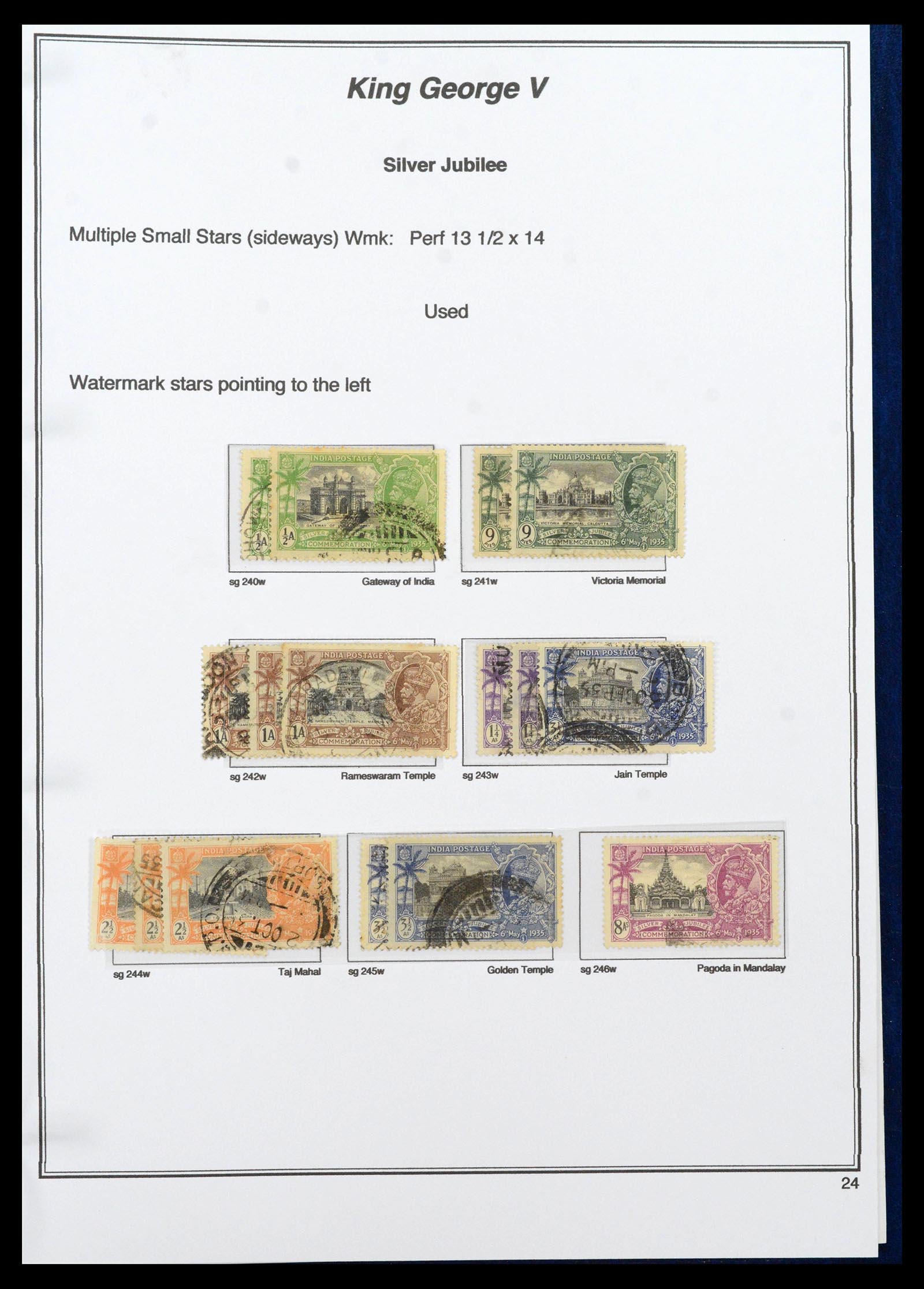 39379 0032 - Stamp collection 39379 India and States 1854-1968.