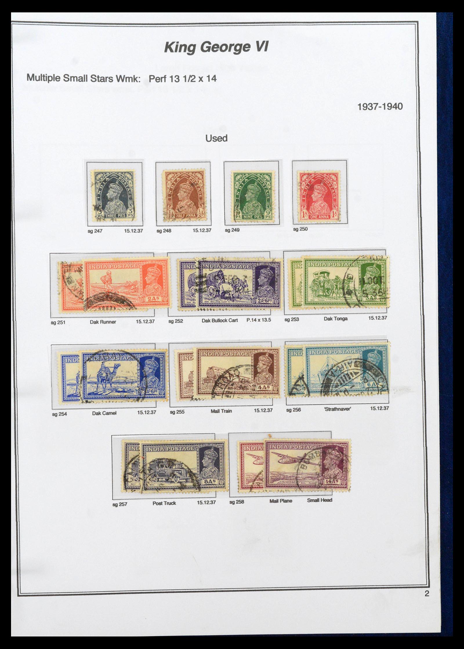 39379 0033 - Stamp collection 39379 India and States 1854-1968.
