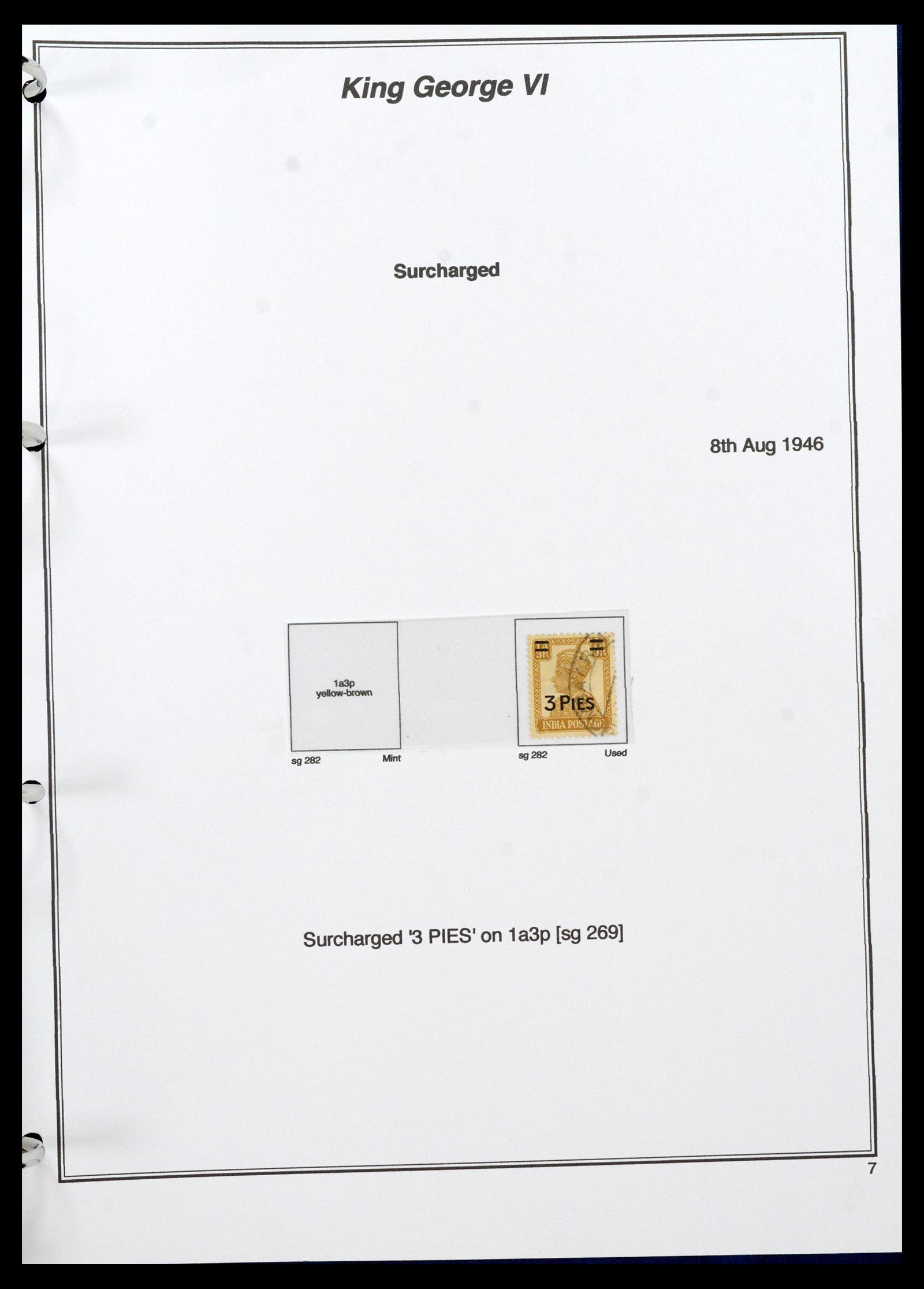 39379 0038 - Stamp collection 39379 India and States 1854-1968.