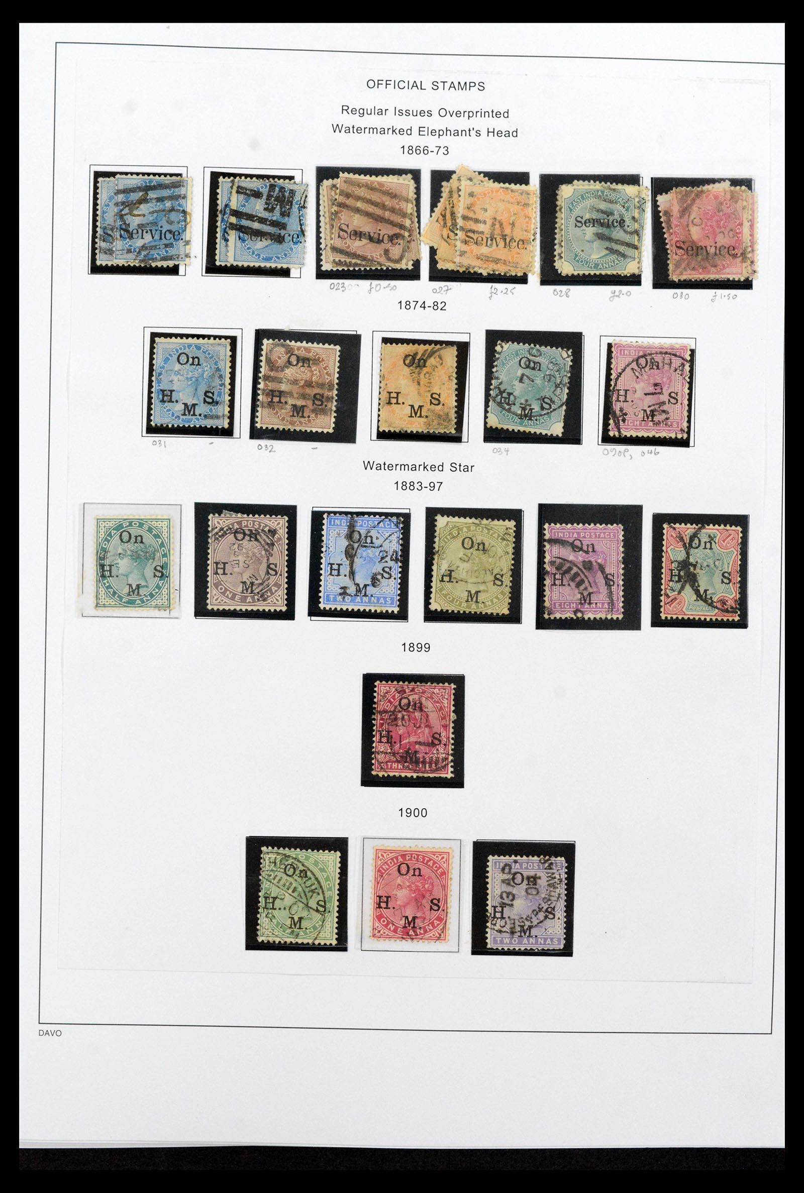 39379 0051 - Stamp collection 39379 India and States 1854-1968.