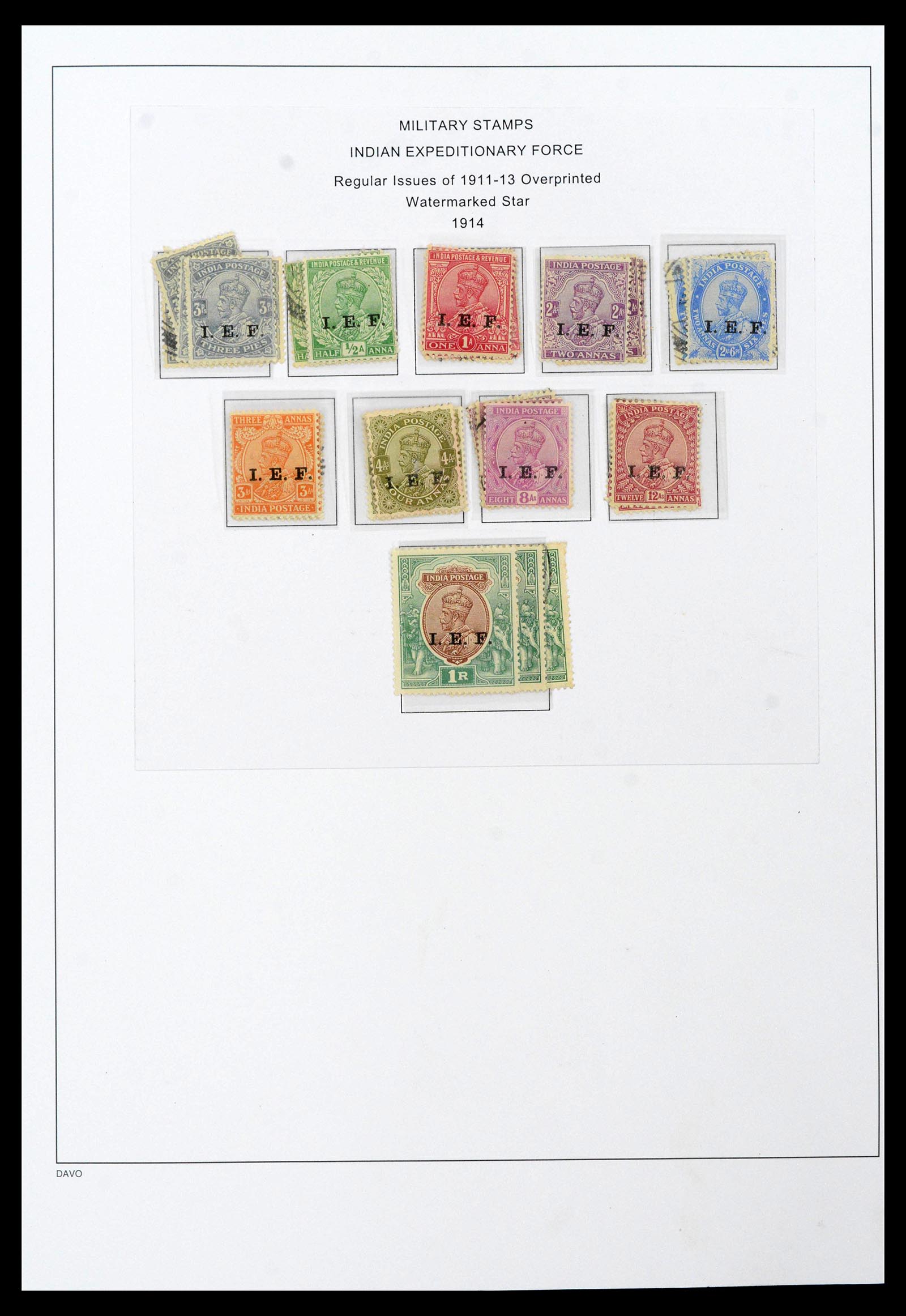 39379 0059 - Stamp collection 39379 India and States 1854-1968.