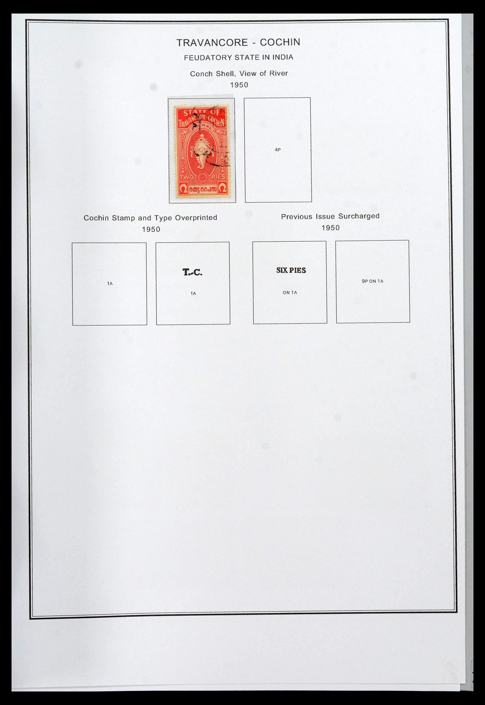 39379 0210 - Stamp collection 39379 India and States 1854-1968.