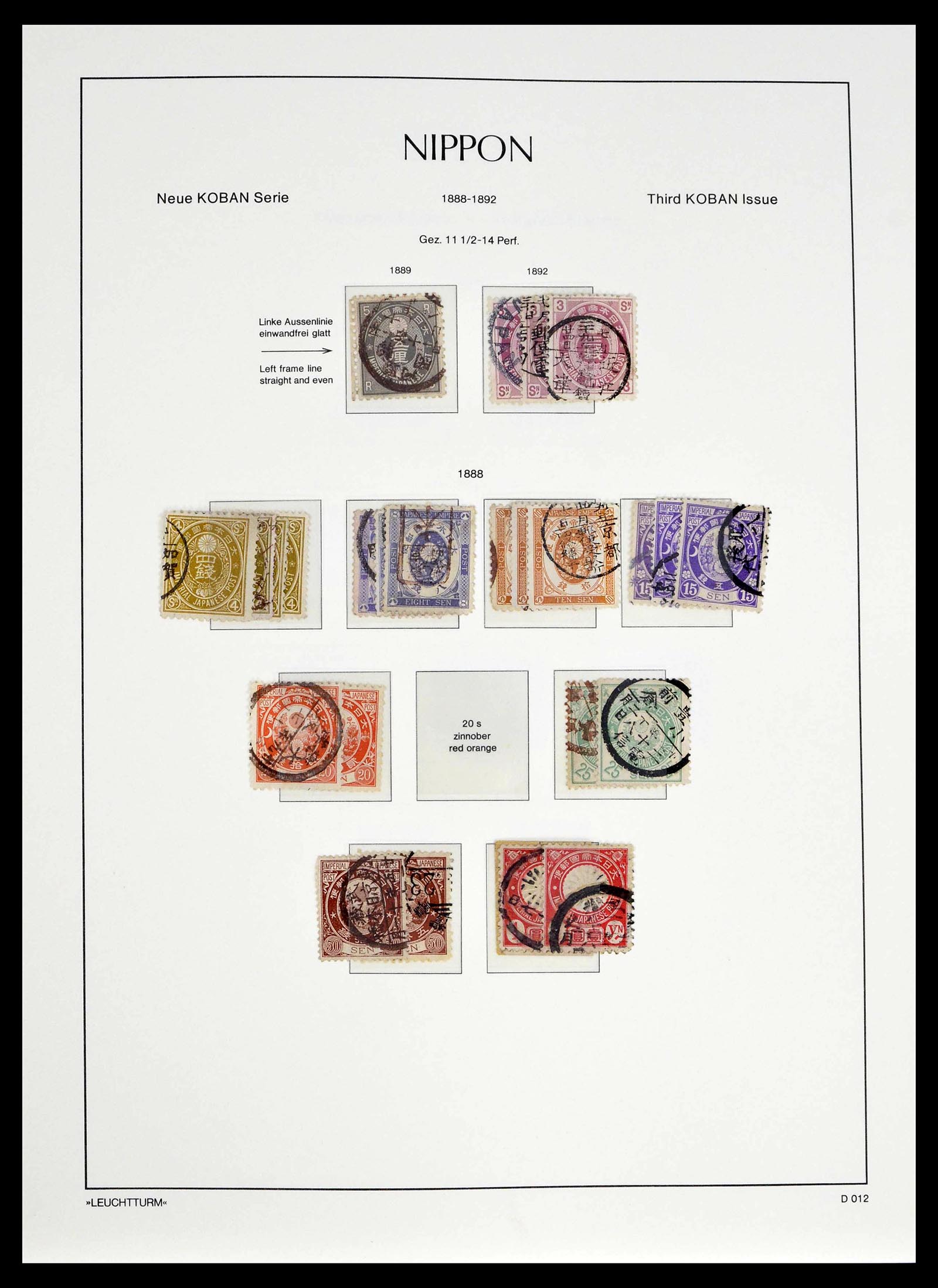 39382 0012 - Postzegelverzameling 39382 Japan 1871-1941.