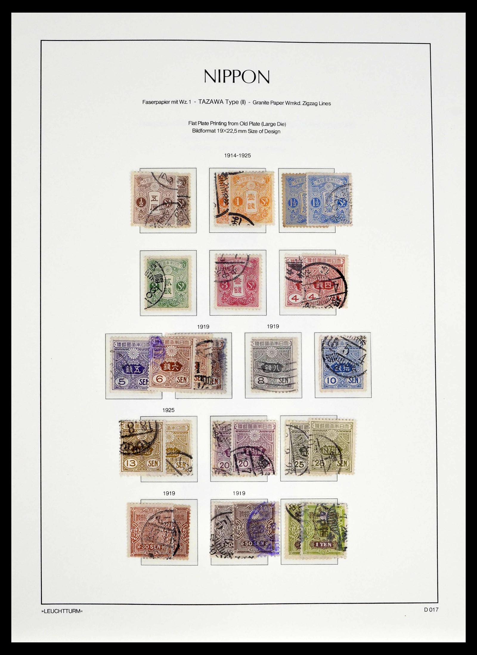 39382 0018 - Postzegelverzameling 39382 Japan 1871-1941.