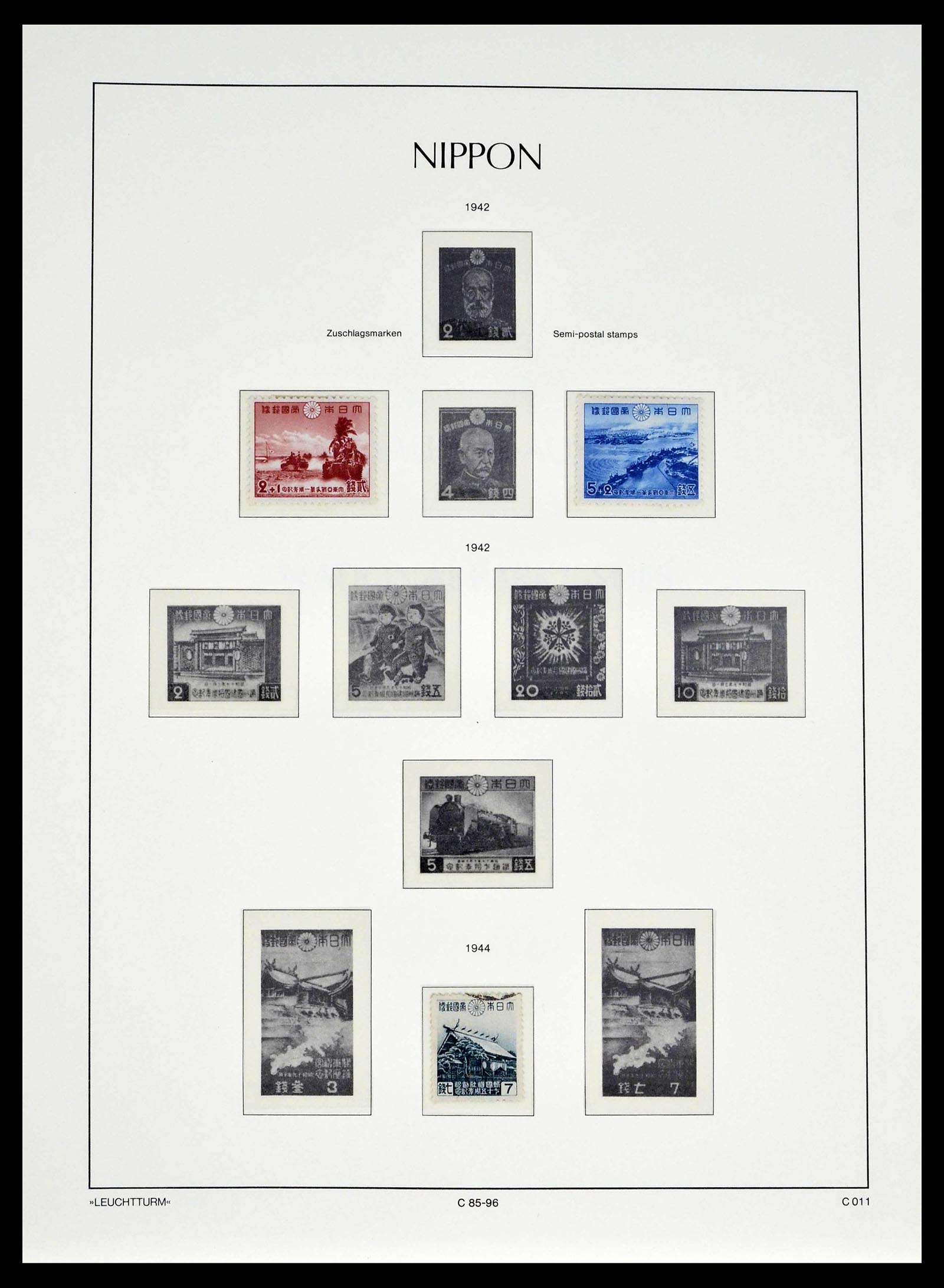 39382 0037 - Postzegelverzameling 39382 Japan 1871-1941.