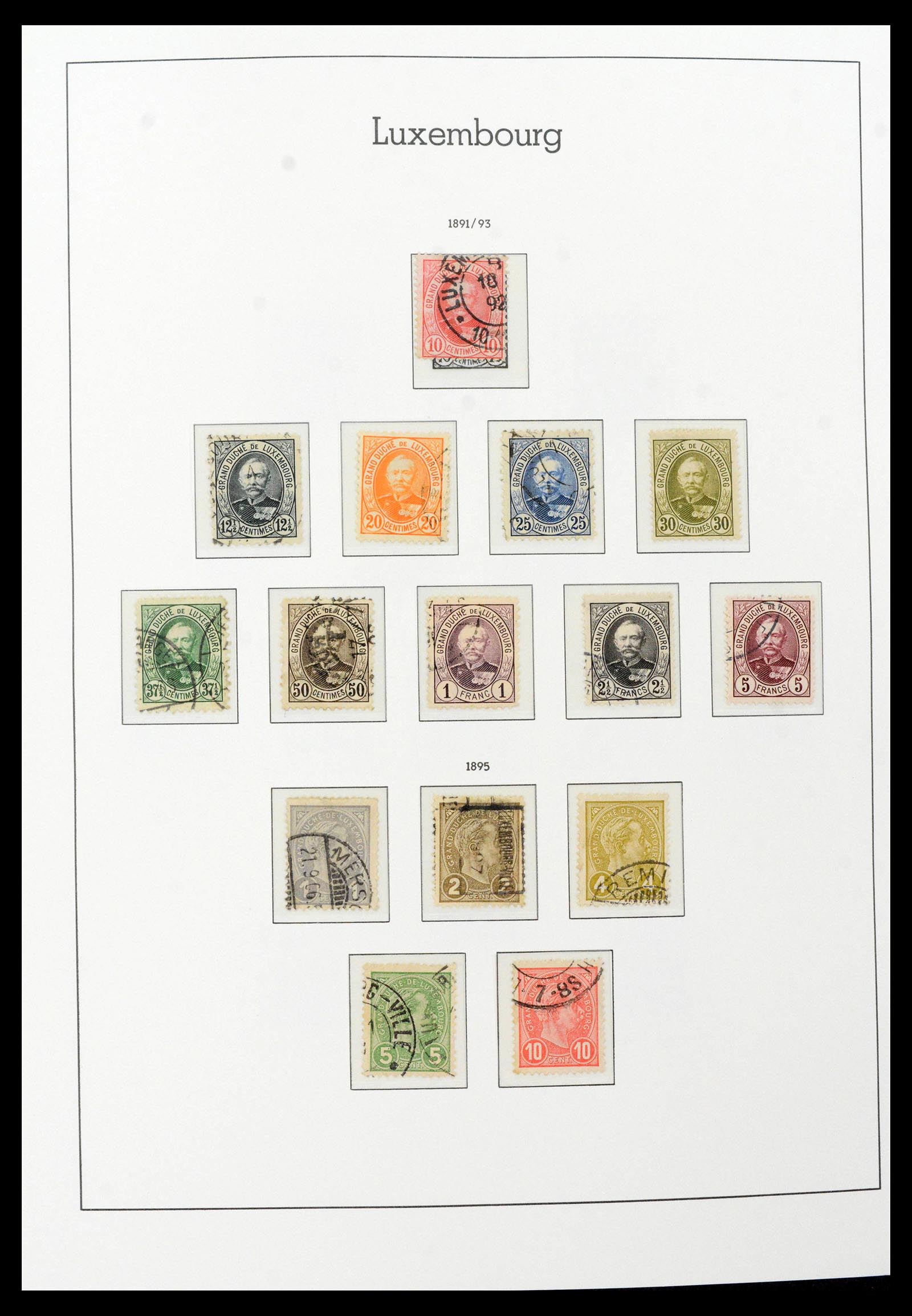 39383 0005 - Postzegelverzameling 39383 Luxemburg 1852-1990.