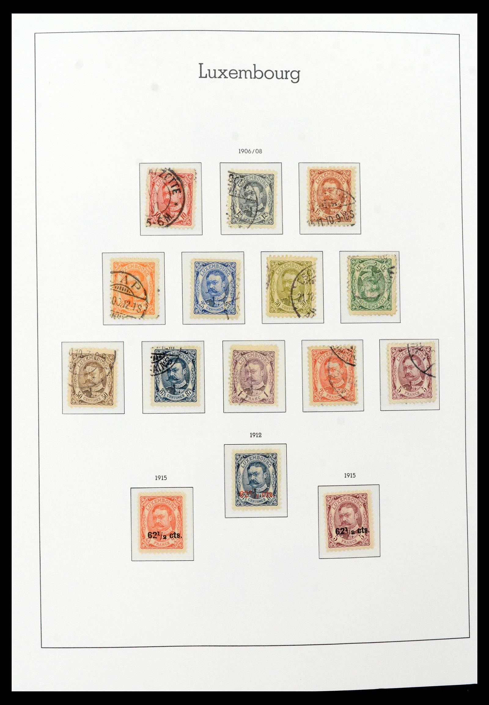 39383 0006 - Postzegelverzameling 39383 Luxemburg 1852-1990.