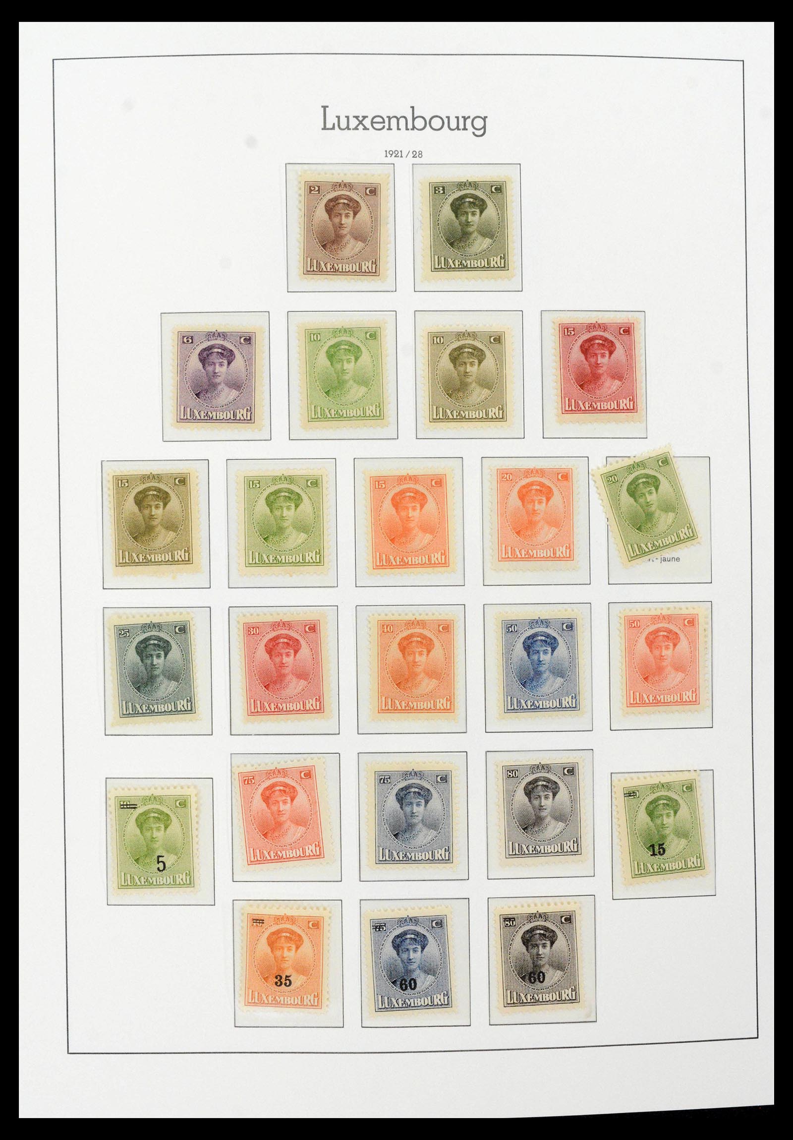 39383 0009 - Postzegelverzameling 39383 Luxemburg 1852-1990.