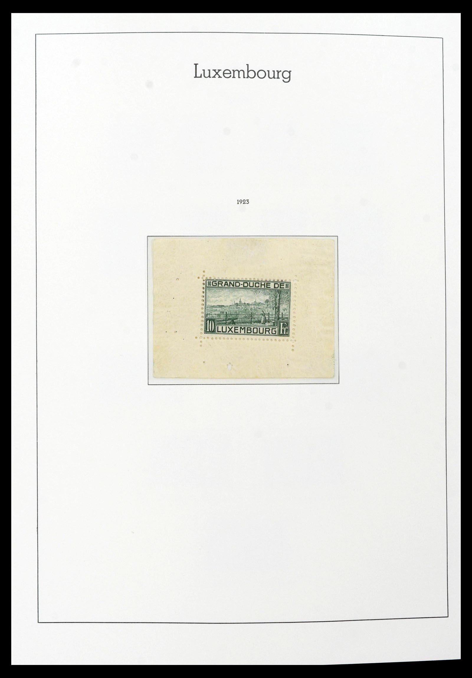 39383 0012 - Postzegelverzameling 39383 Luxemburg 1852-1990.