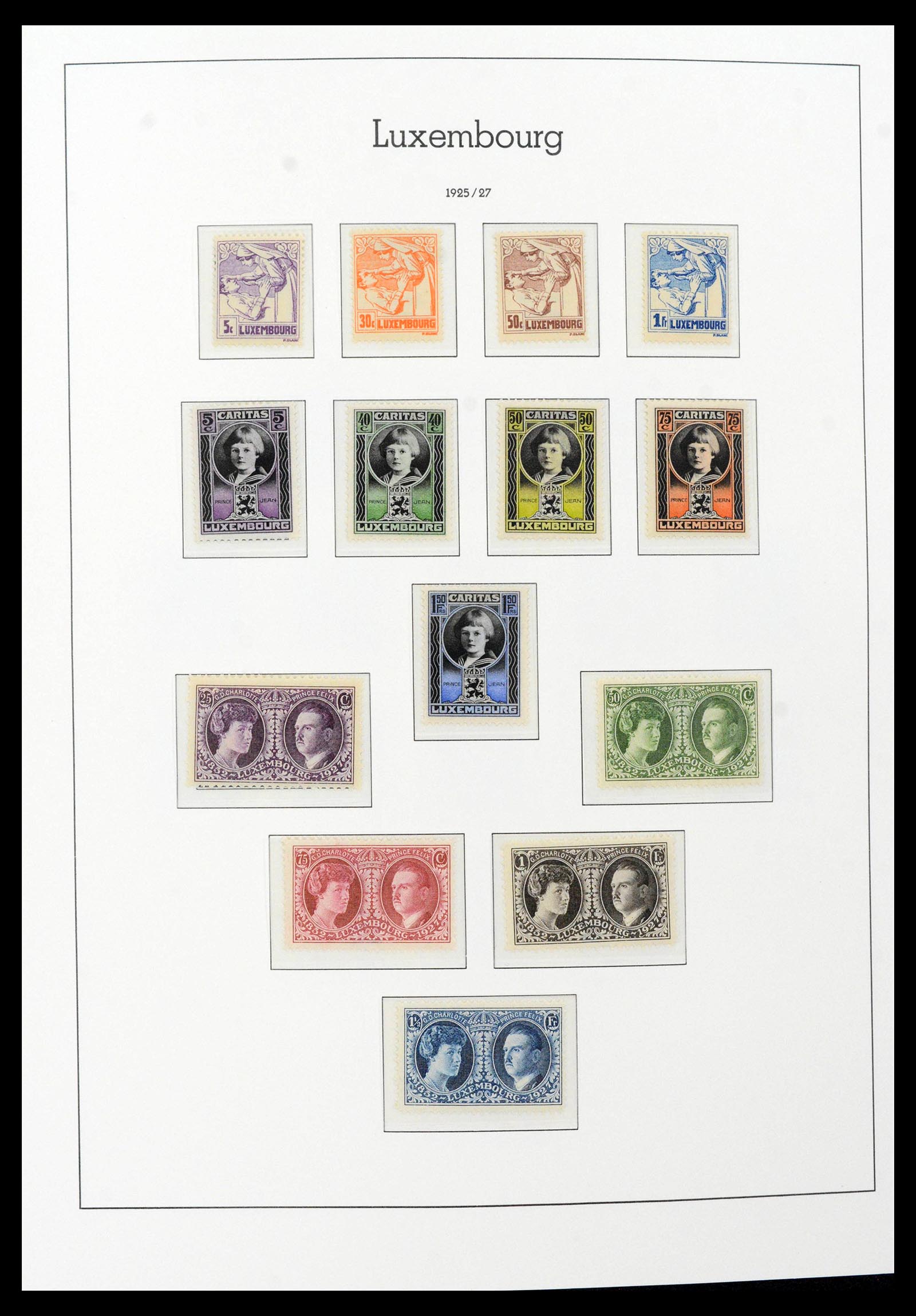 39383 0013 - Postzegelverzameling 39383 Luxemburg 1852-1990.