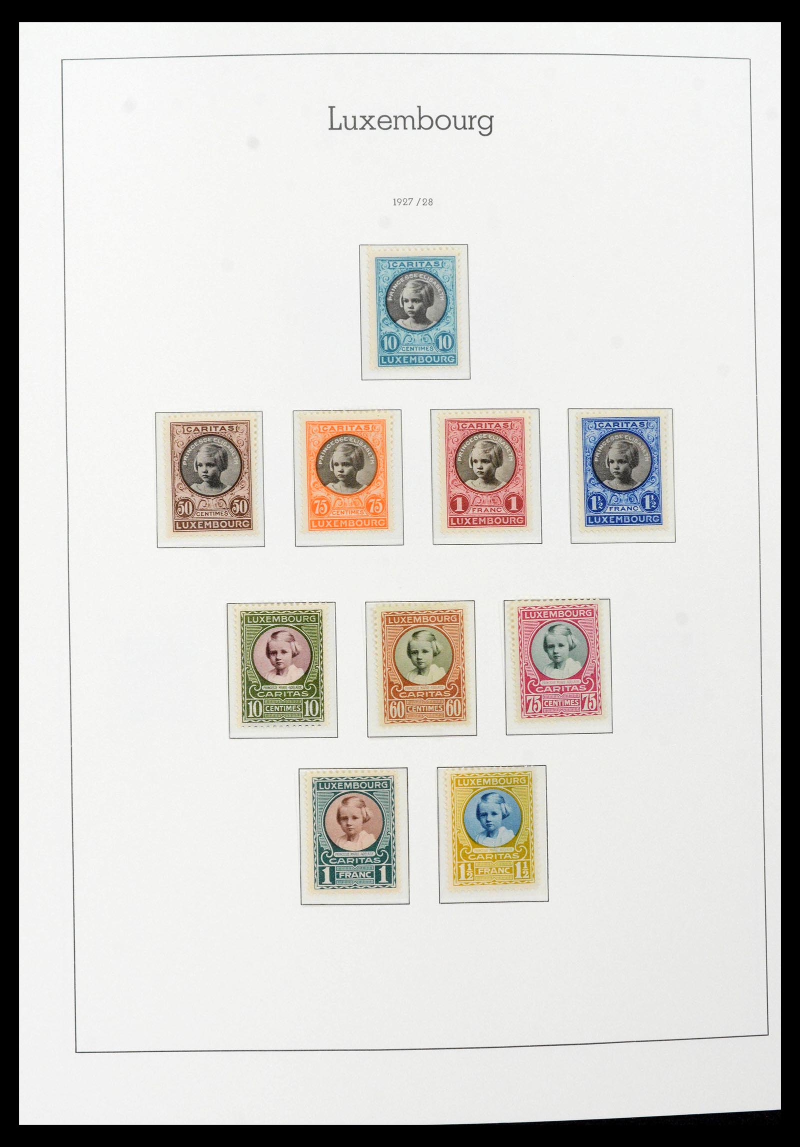 39383 0016 - Postzegelverzameling 39383 Luxemburg 1852-1990.