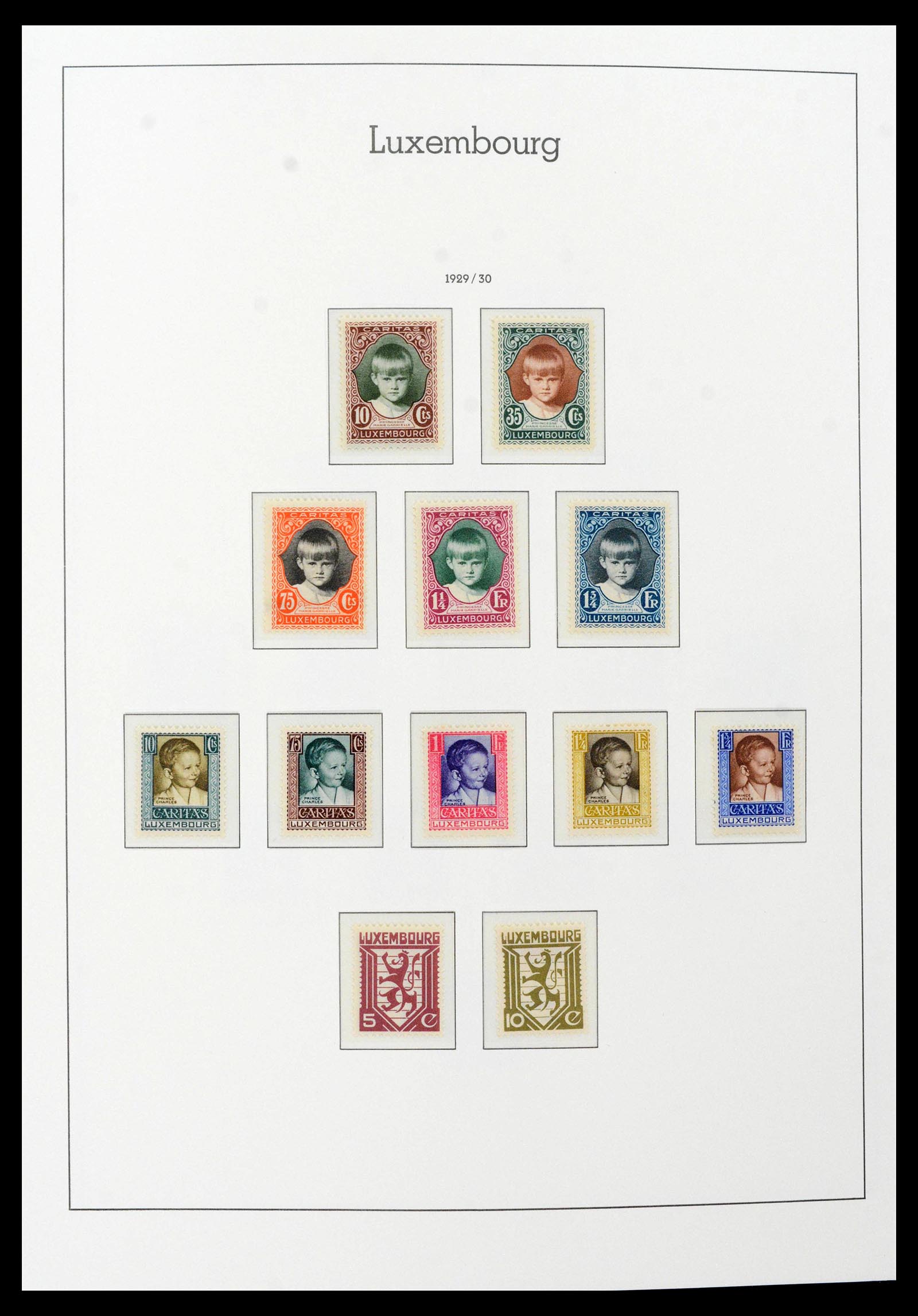 39383 0017 - Postzegelverzameling 39383 Luxemburg 1852-1990.