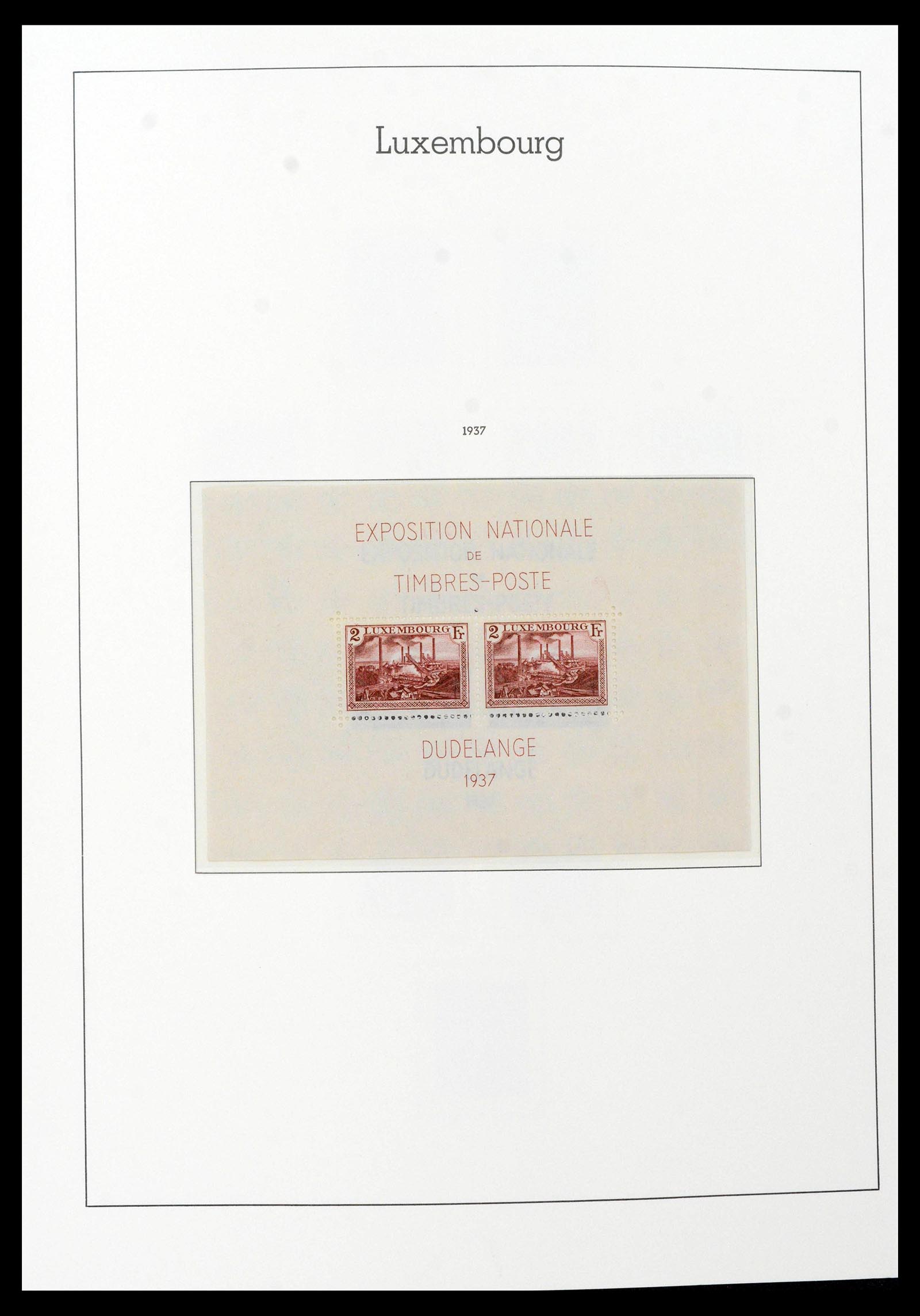 39383 0023 - Postzegelverzameling 39383 Luxemburg 1852-1990.