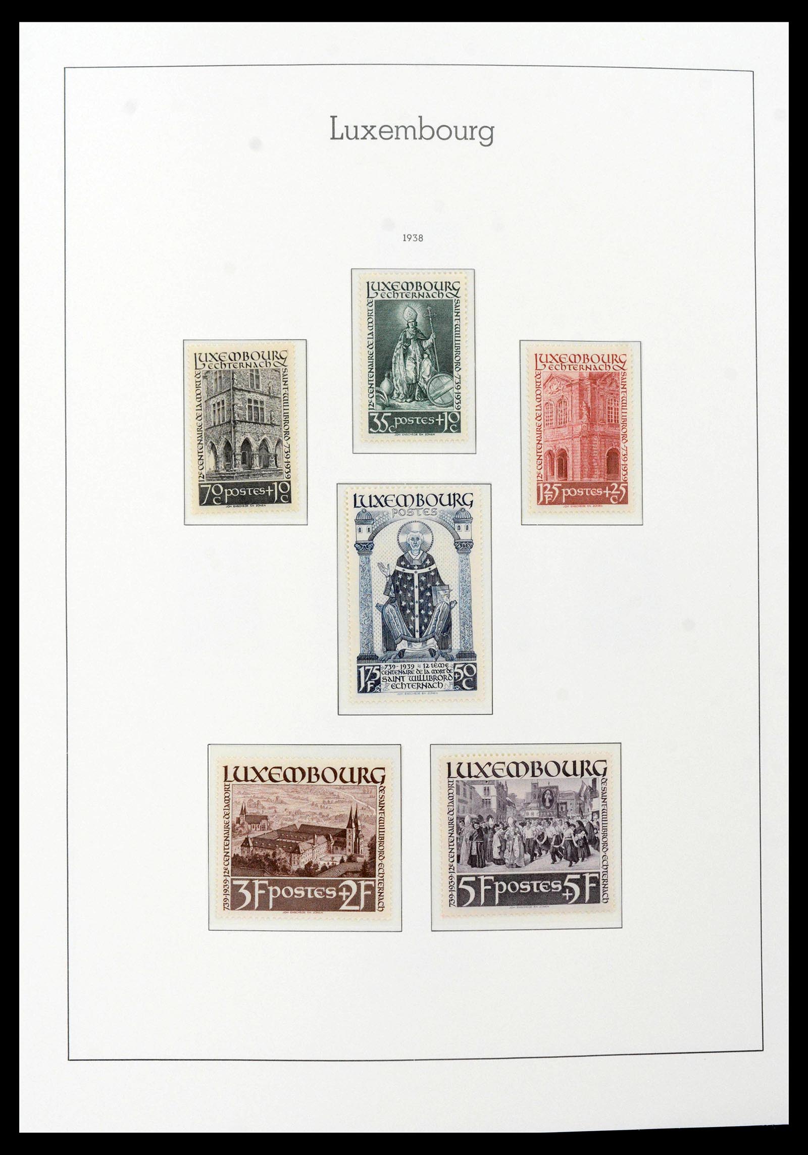 39383 0025 - Postzegelverzameling 39383 Luxemburg 1852-1990.