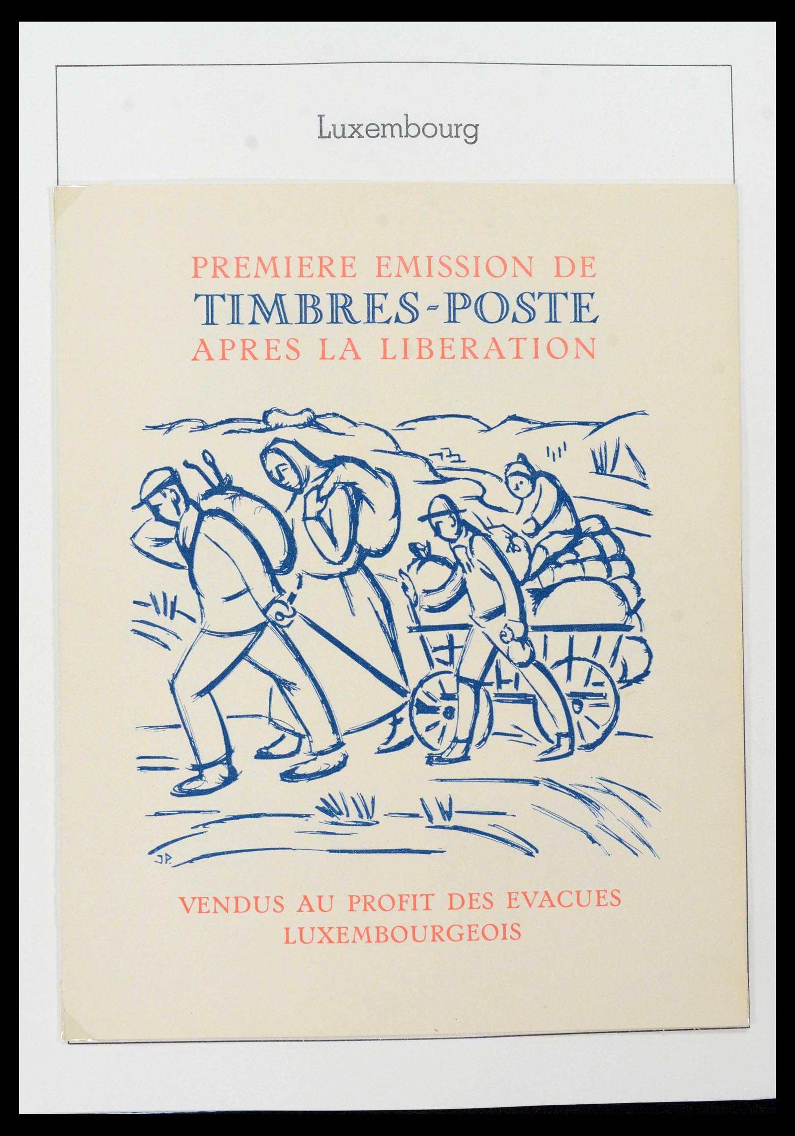 39383 0033 - Postzegelverzameling 39383 Luxemburg 1852-1990.