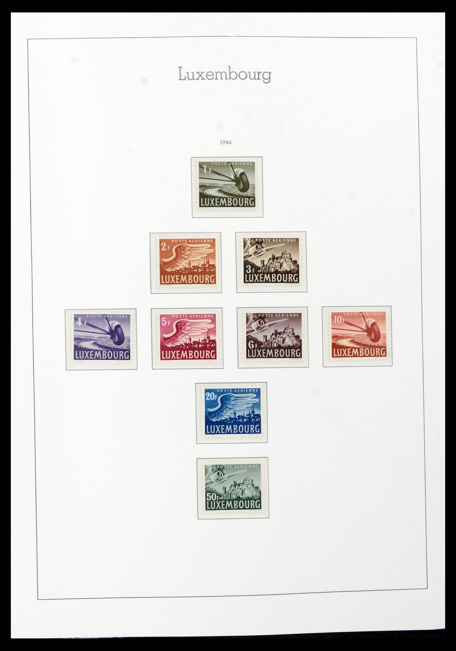 39383 0036 - Postzegelverzameling 39383 Luxemburg 1852-1990.