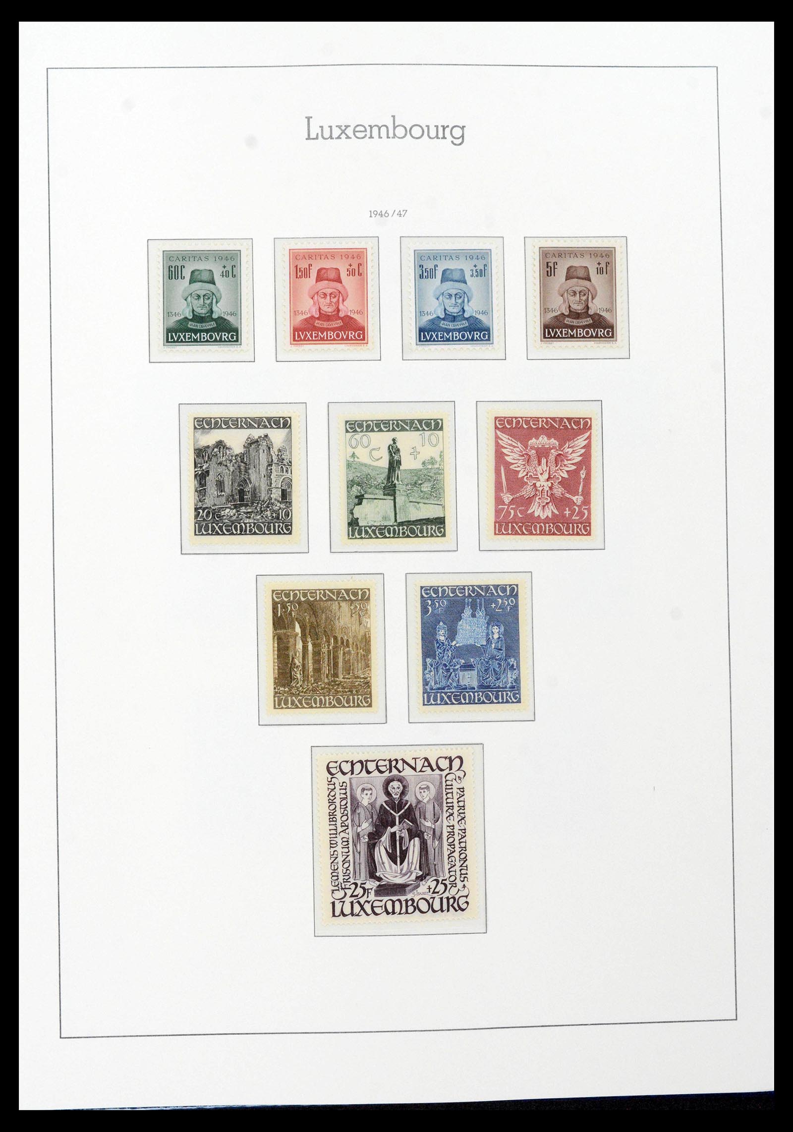 39383 0039 - Postzegelverzameling 39383 Luxemburg 1852-1990.