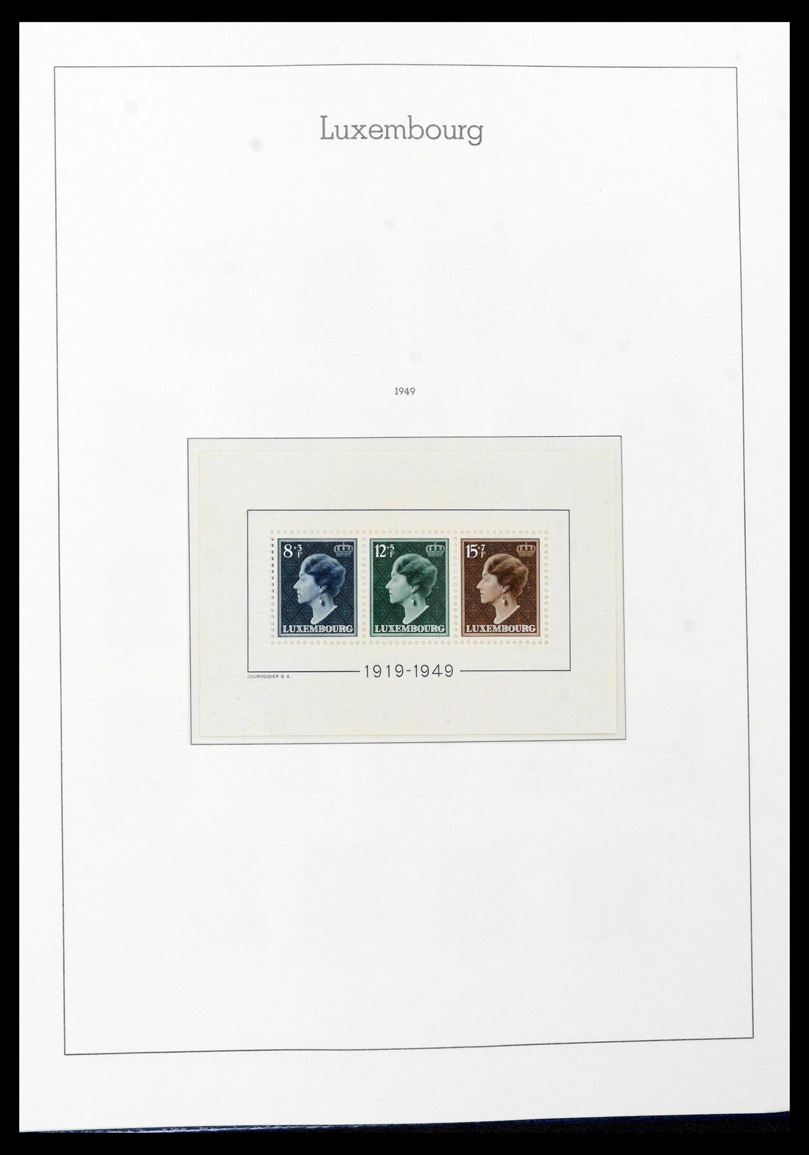 39383 0042 - Postzegelverzameling 39383 Luxemburg 1852-1990.
