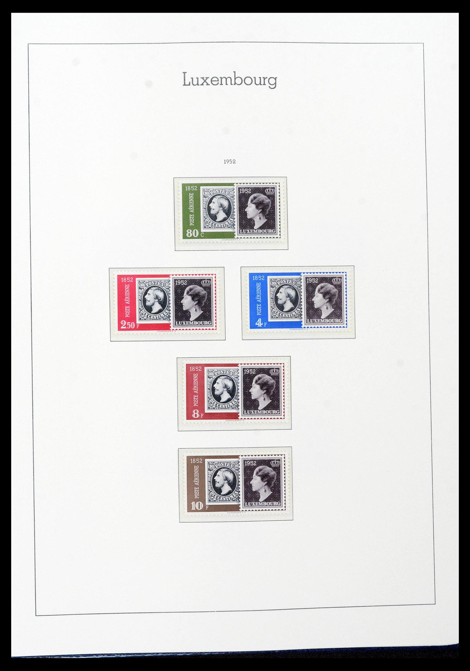 39383 0047 - Postzegelverzameling 39383 Luxemburg 1852-1990.
