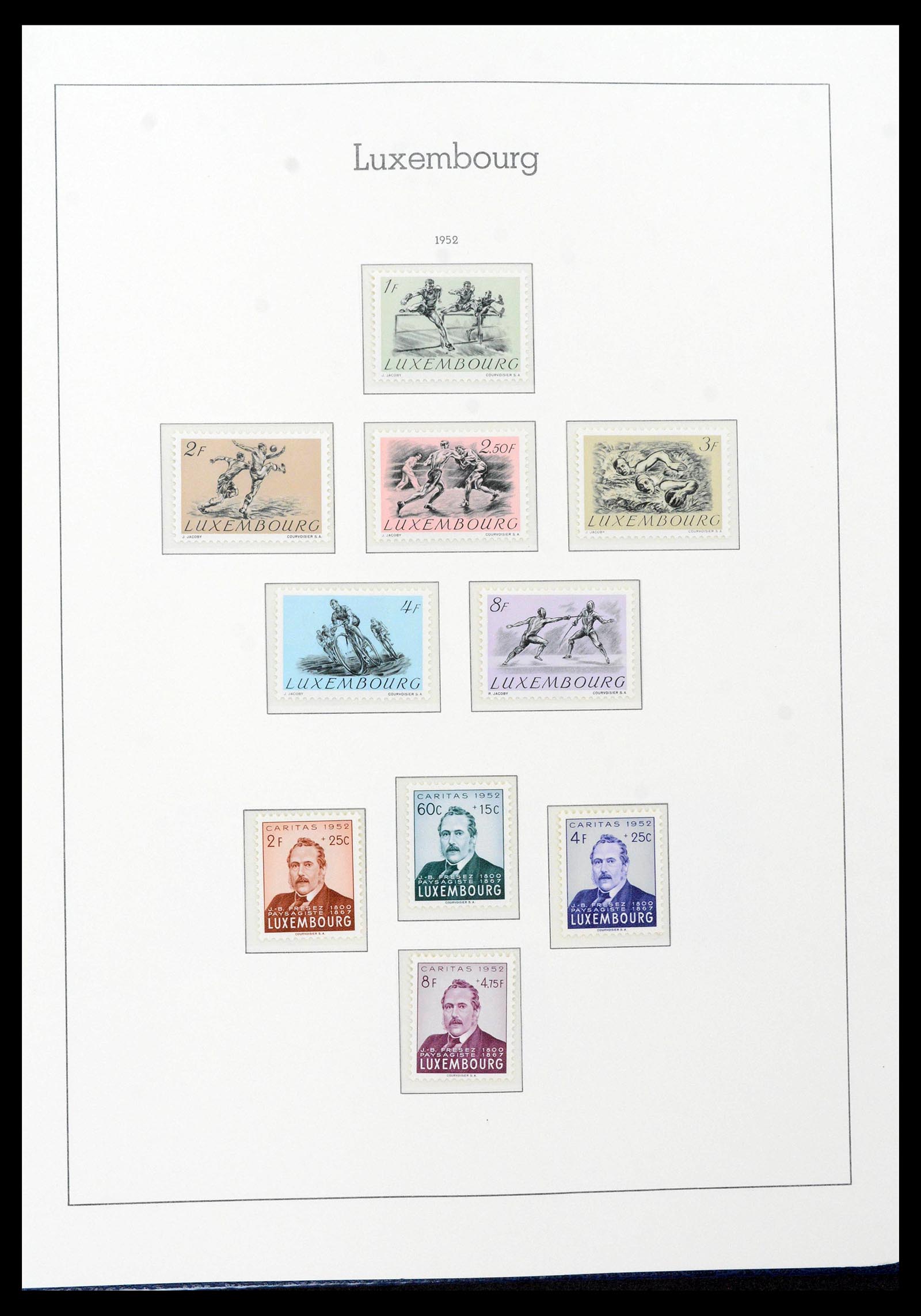 39383 0048 - Postzegelverzameling 39383 Luxemburg 1852-1990.