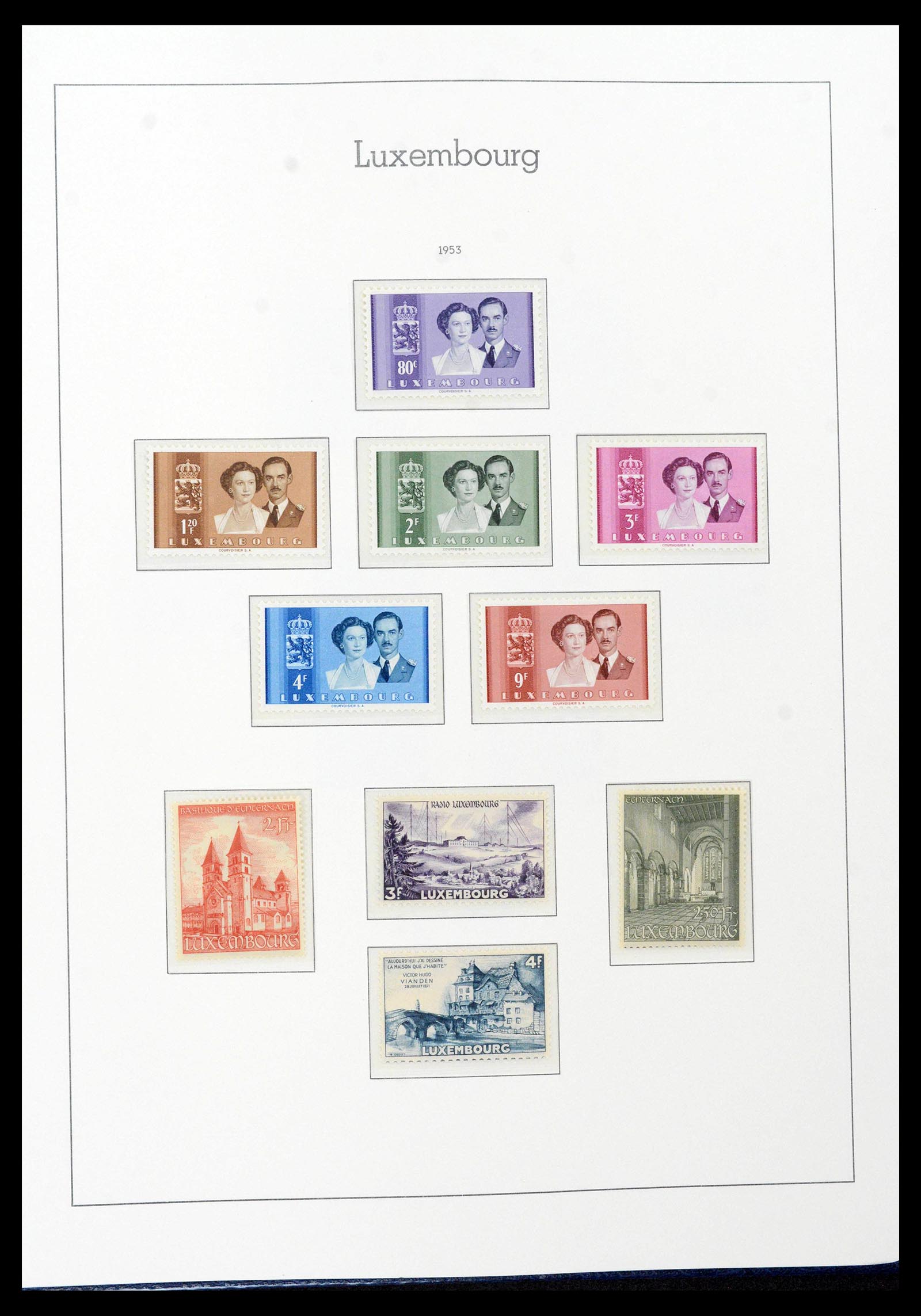 39383 0049 - Postzegelverzameling 39383 Luxemburg 1852-1990.