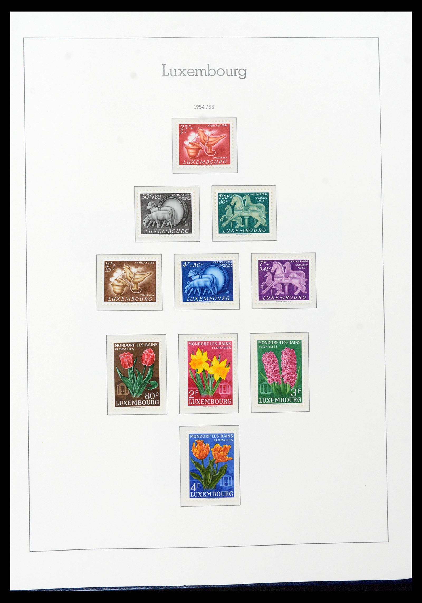 39383 0051 - Postzegelverzameling 39383 Luxemburg 1852-1990.