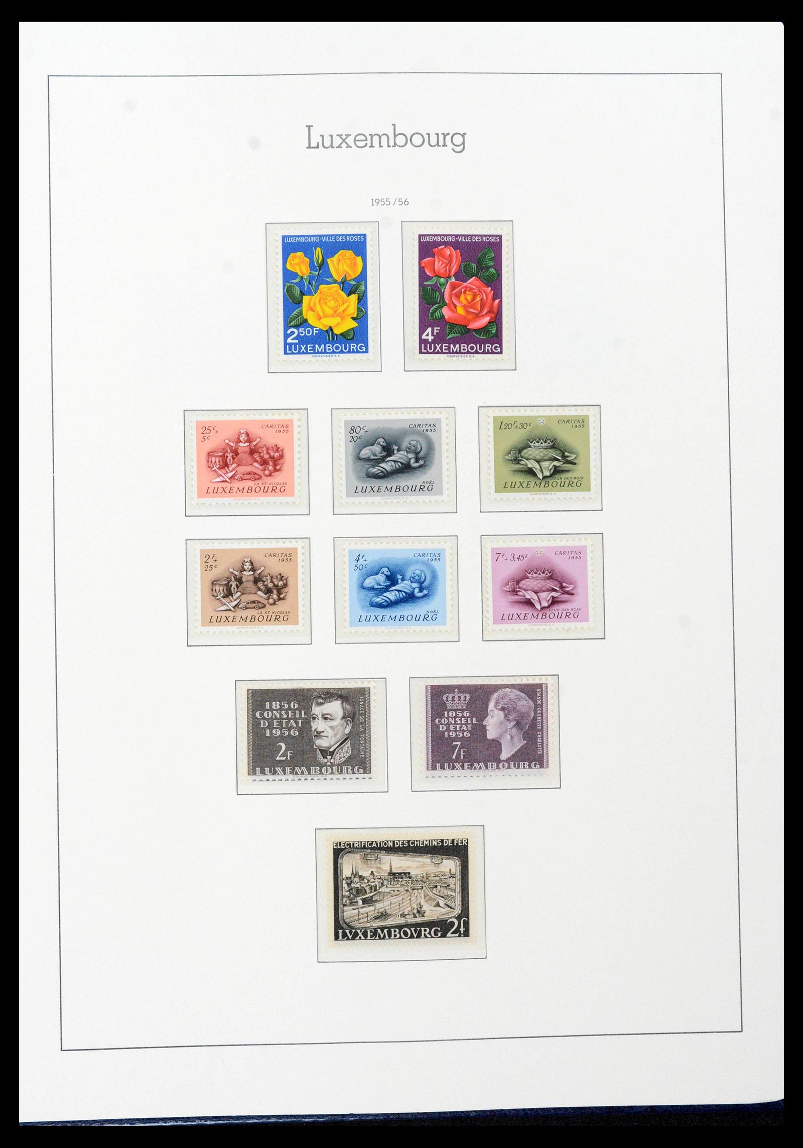 39383 0053 - Postzegelverzameling 39383 Luxemburg 1852-1990.