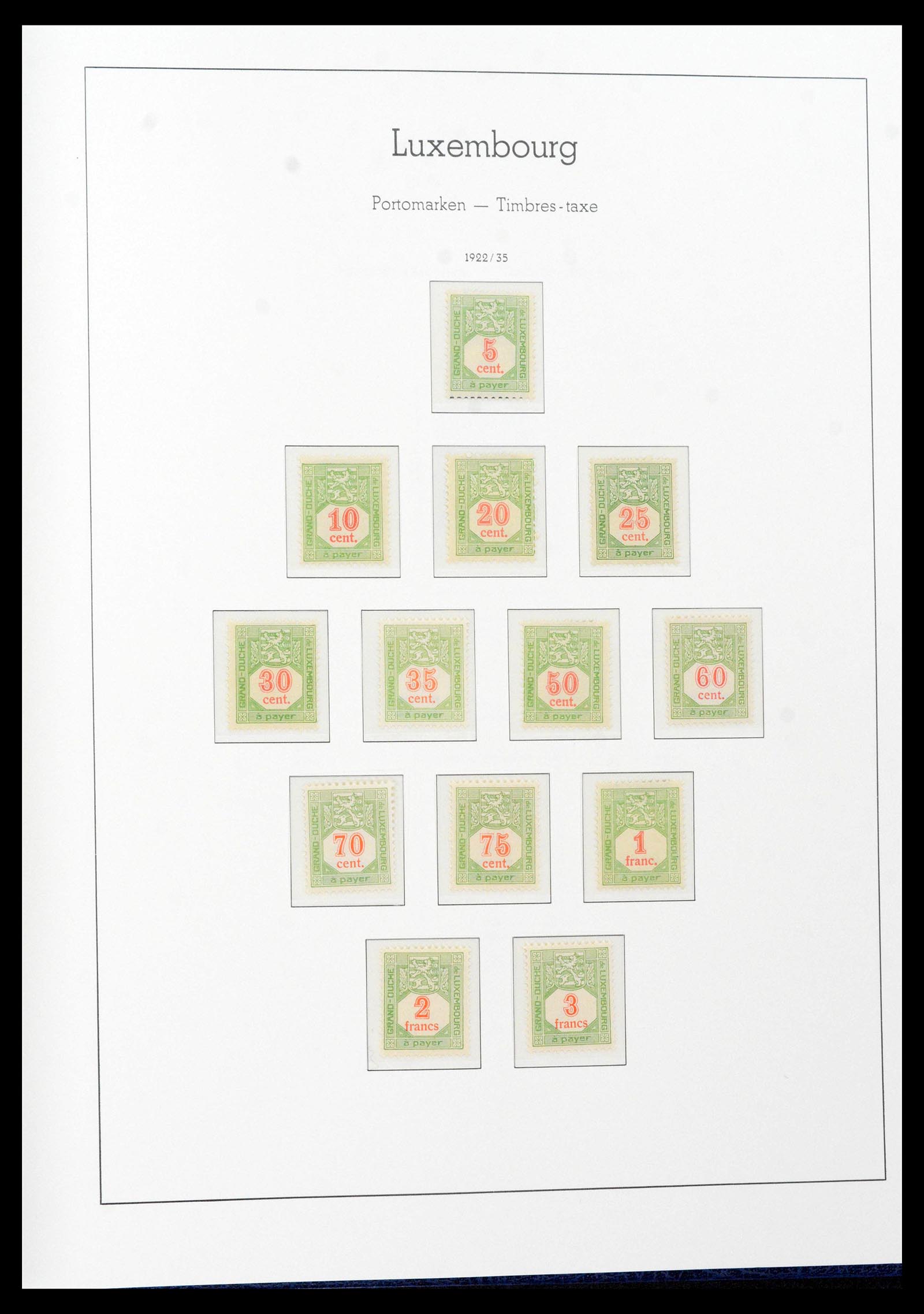 39383 0142 - Stamp collection 39383 Luxembourg 1852-1990.