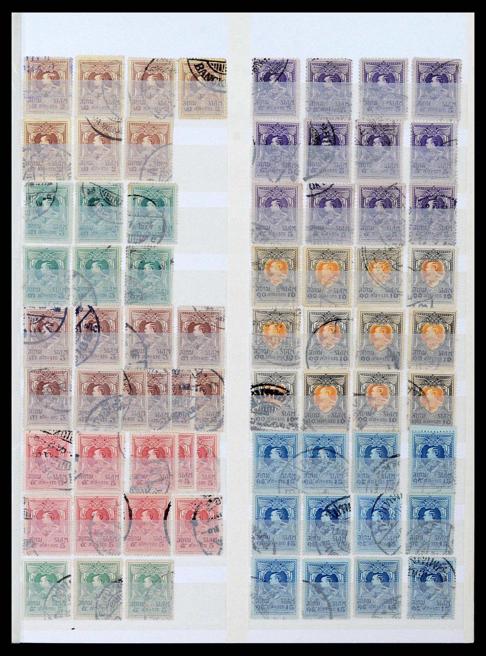 39384 0011 - Postzegelverzameling 39384 Thailand 1883-2014.