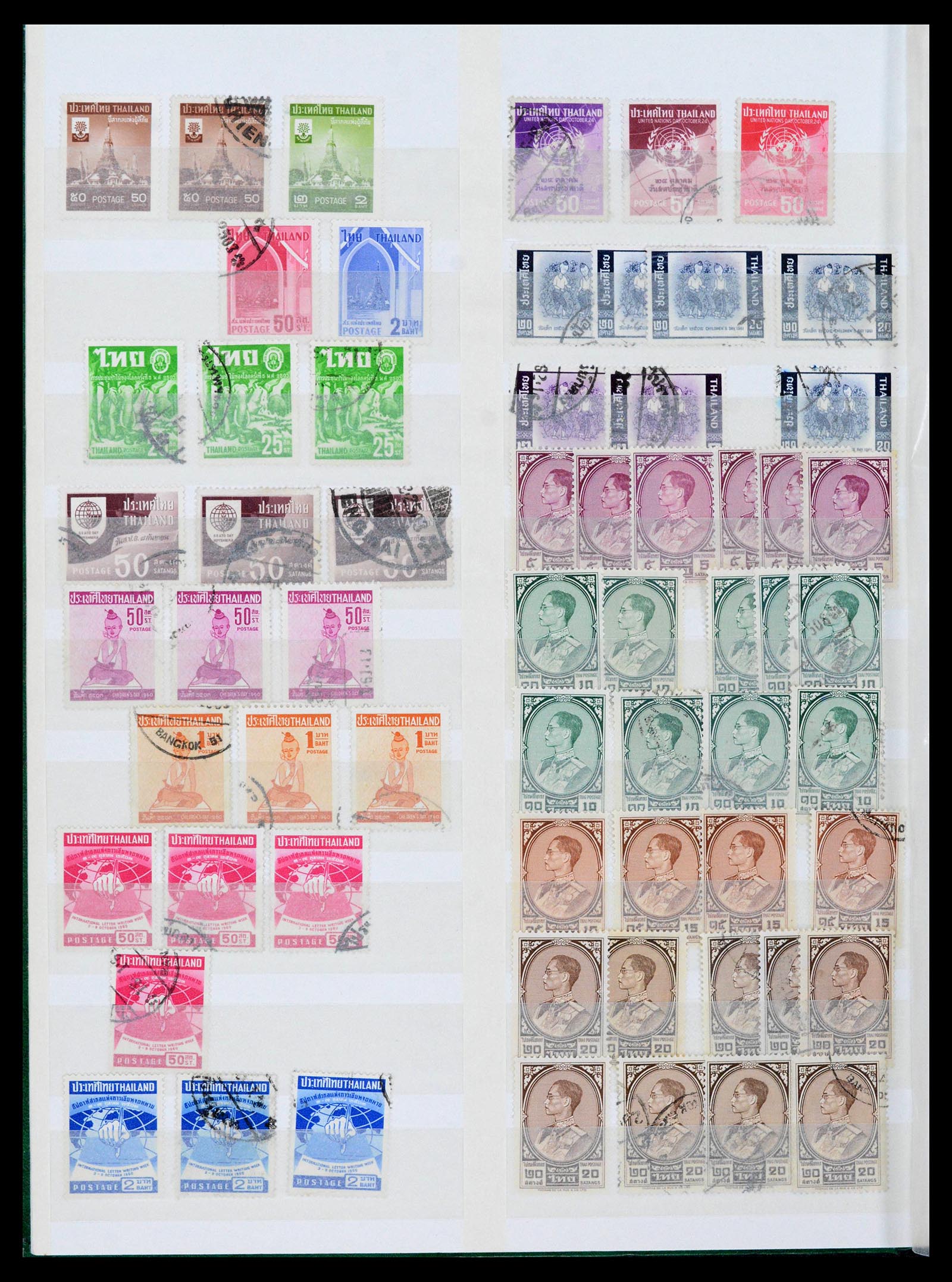 39384 0022 - Postzegelverzameling 39384 Thailand 1883-2014.