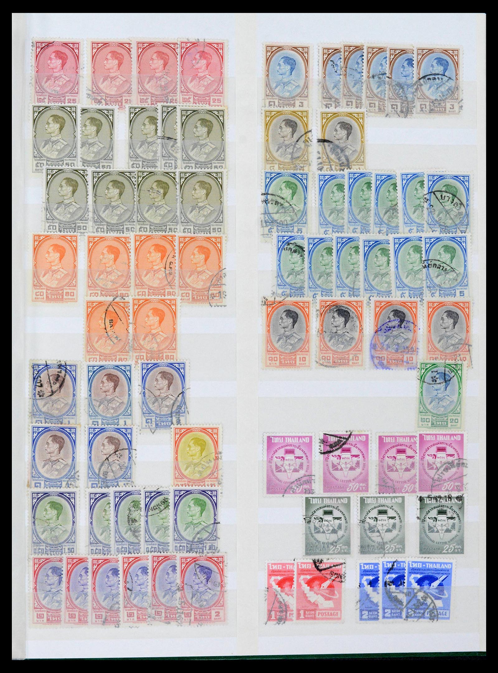 39384 0023 - Postzegelverzameling 39384 Thailand 1883-2014.
