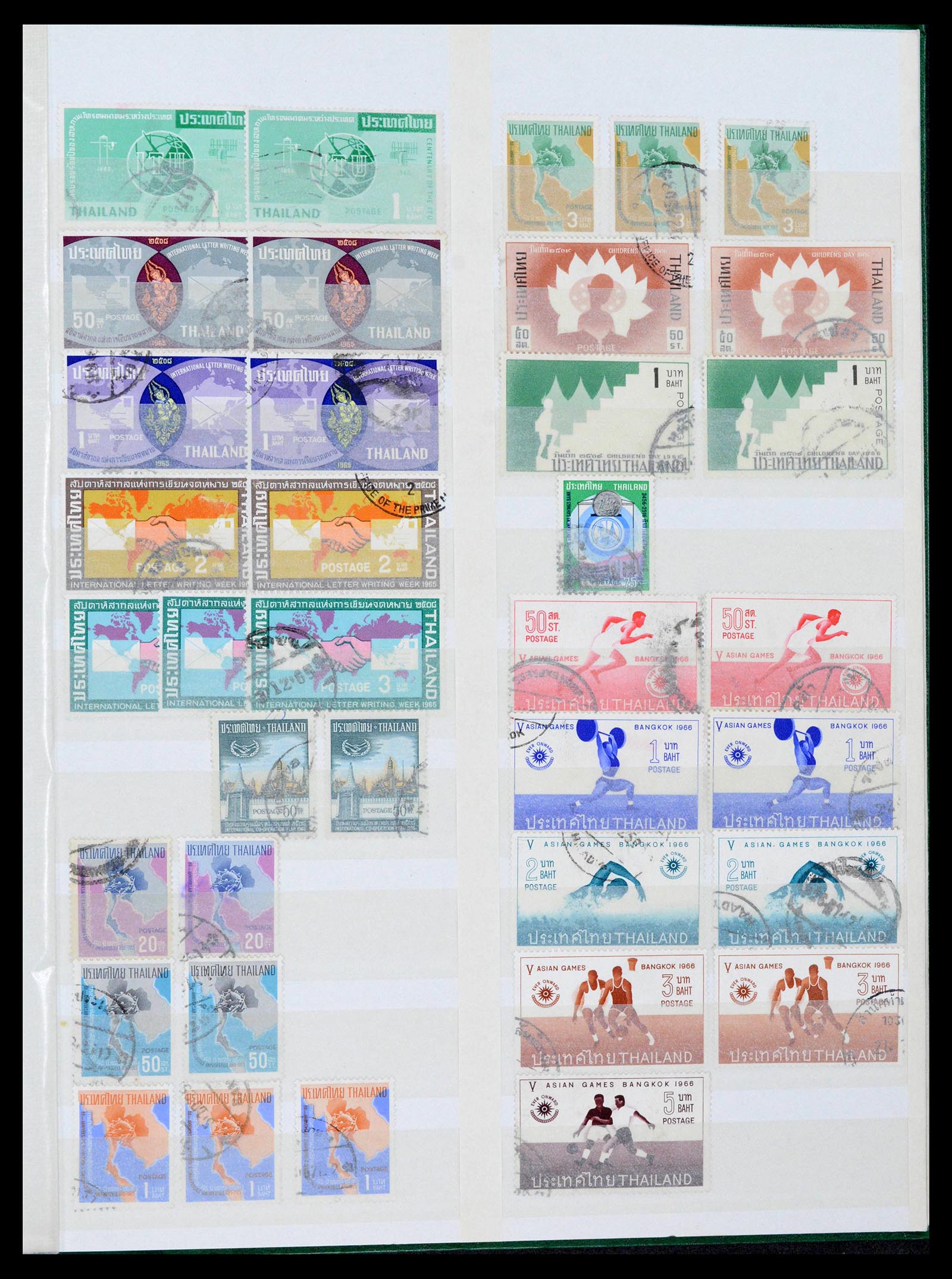 39384 0027 - Postzegelverzameling 39384 Thailand 1883-2014.