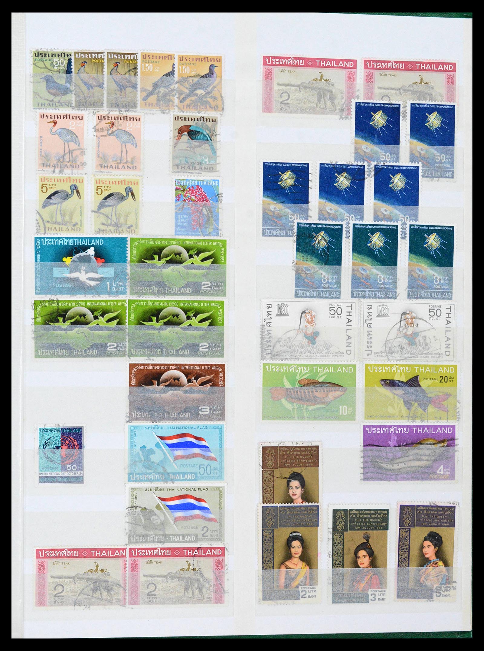 39384 0029 - Postzegelverzameling 39384 Thailand 1883-2014.